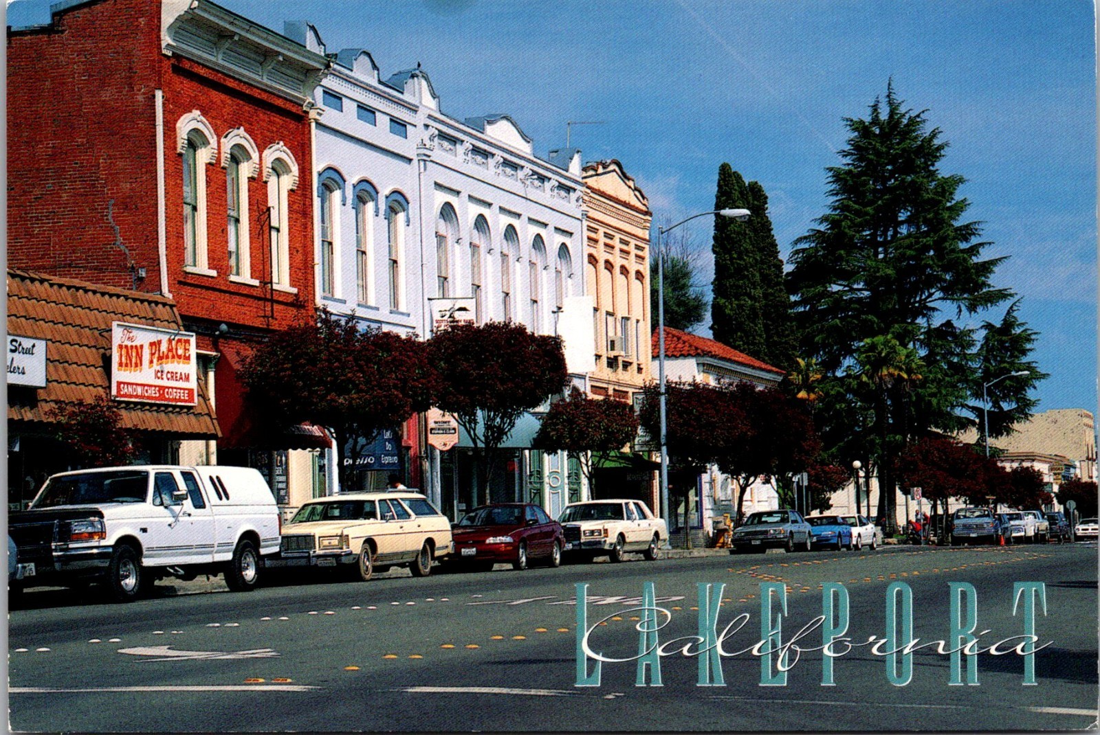Historic Lakeport The Center of Clear Lake\'s West Shore Vintage Postcard TP14-17