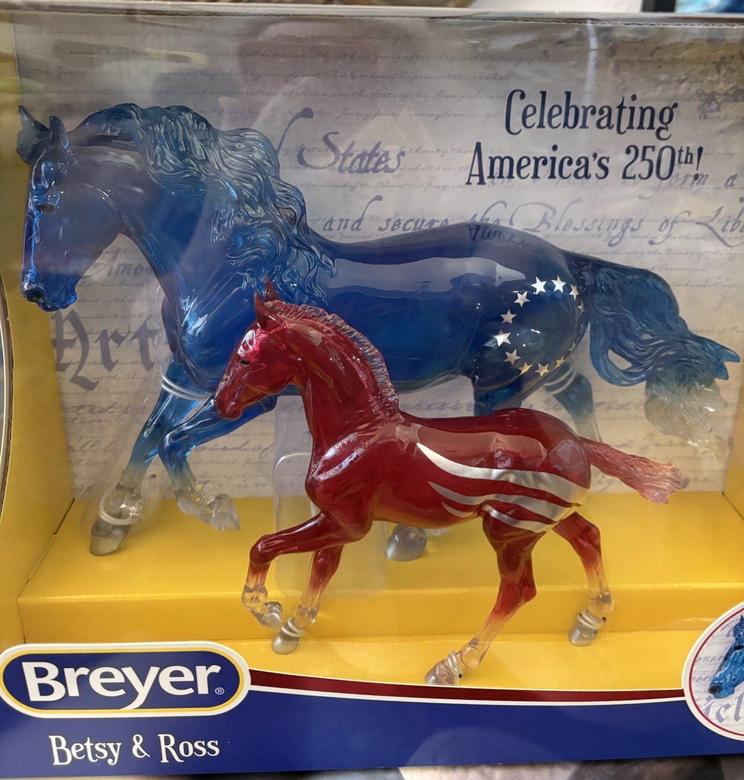 Breyer Trad. BTR 10671 BETSY & ROSS Celebrating America\'s 250th Special Run NIB