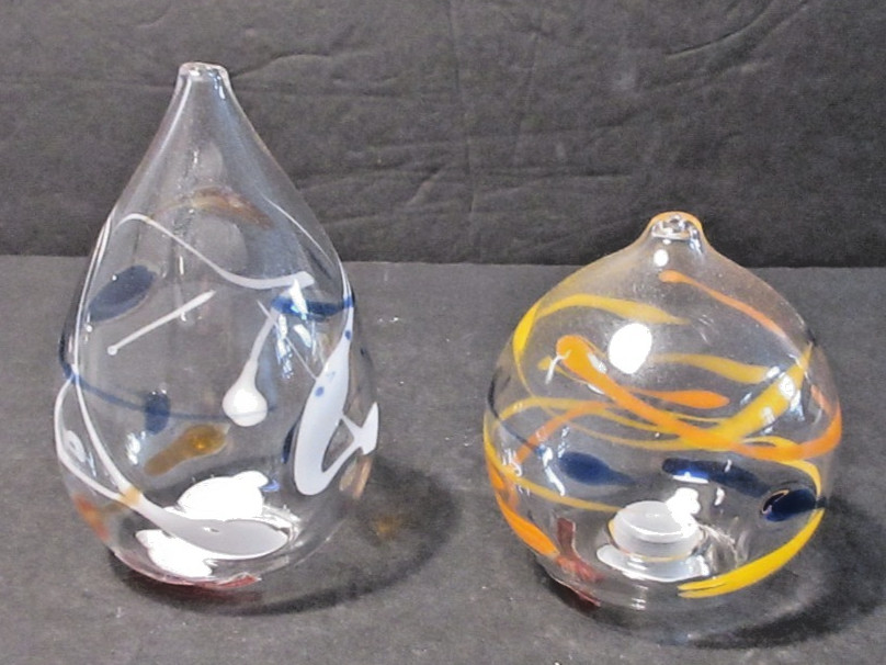 VINTAGE Massimo Lunardon Hand Blown Borosilicate Glass \