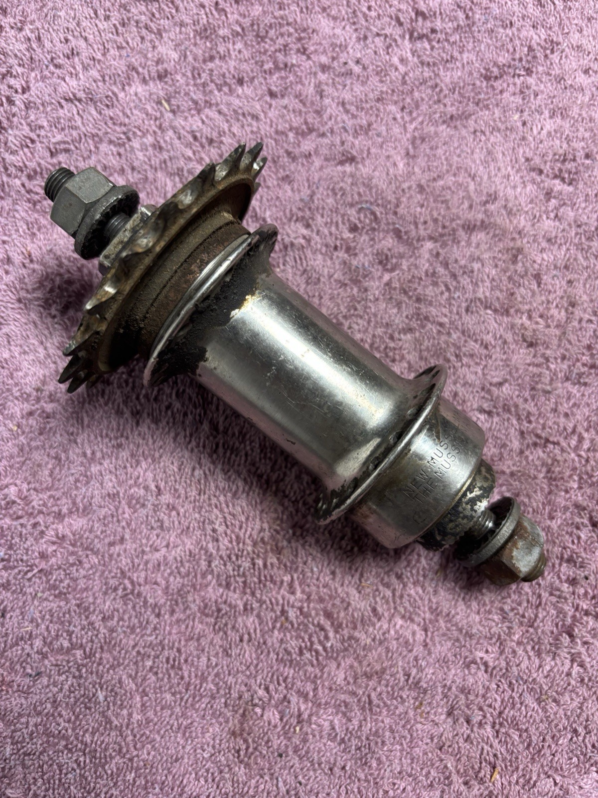 Antique 1900's Circa MUSSELMAN armless Coaster Brake 36 Hole Rear Hub