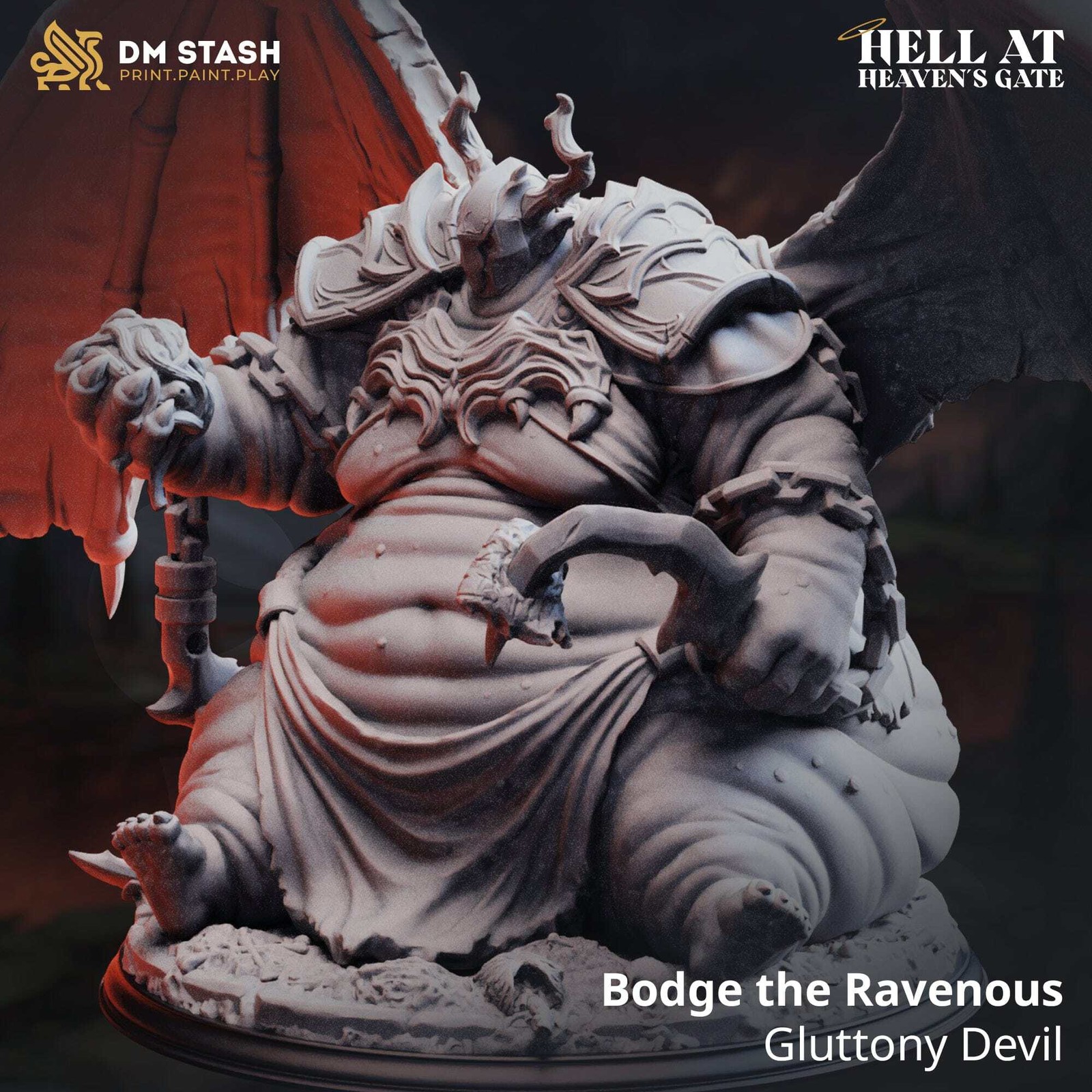 Devil Monster Tabletop Miniature - Bodge the Ravenous | Qumi