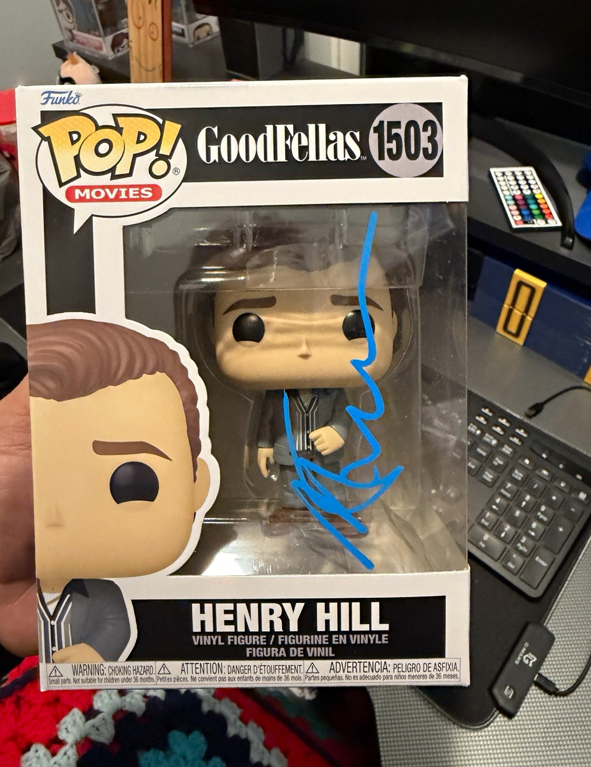 Signed GoodFellas Henry Hill Autographed Martin Scorsese BAS BN36732