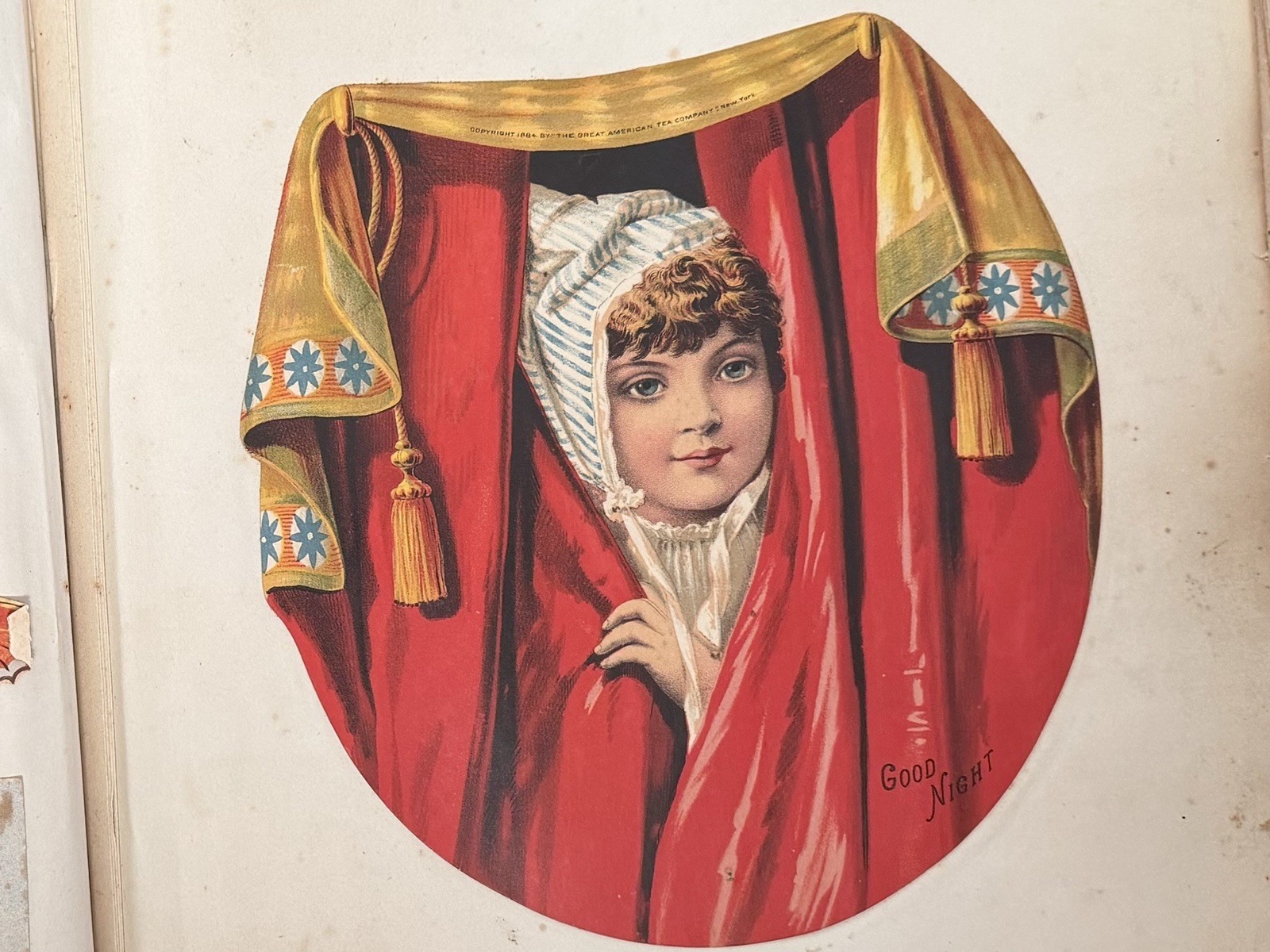 VTG 1870s Beautiful Antique Victorian Scrapbook Advertising Full Of Ephemera