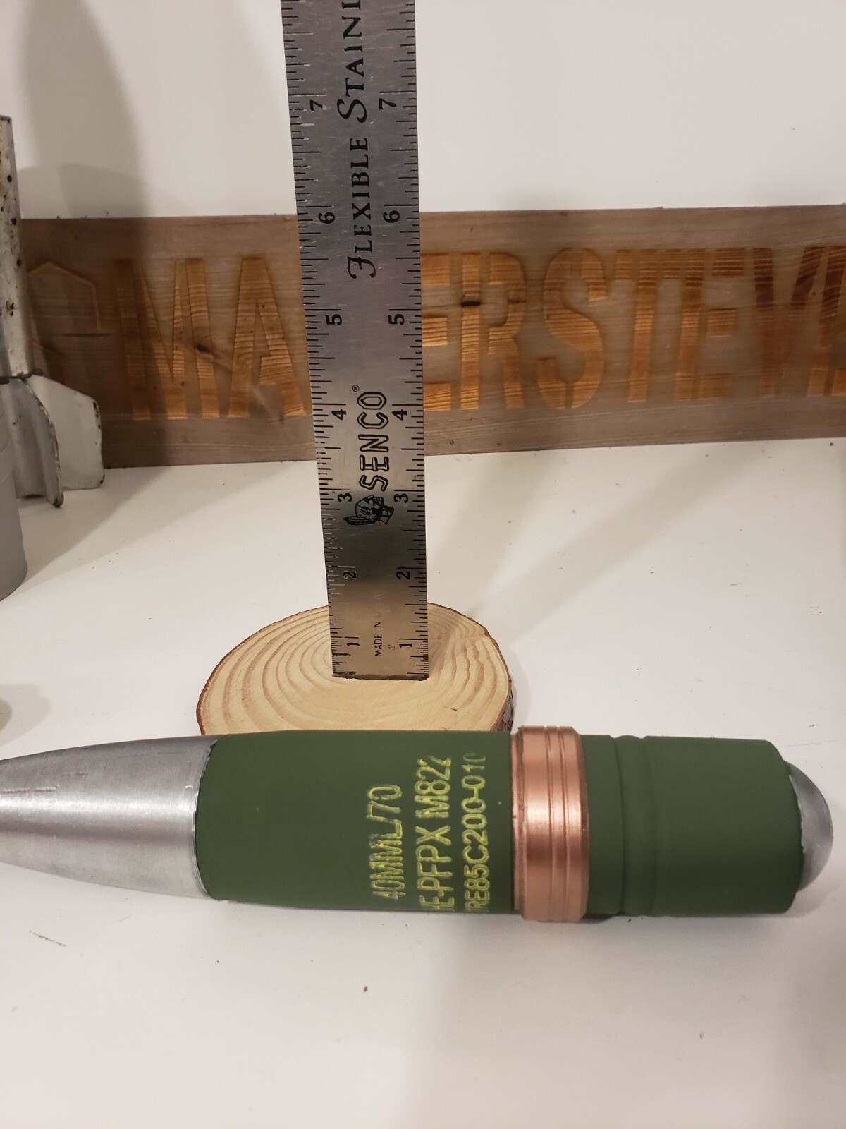 40mm BOFORs L70 Replica - 3D Printed Lifesize FAKE - Hand Stamped Stencil