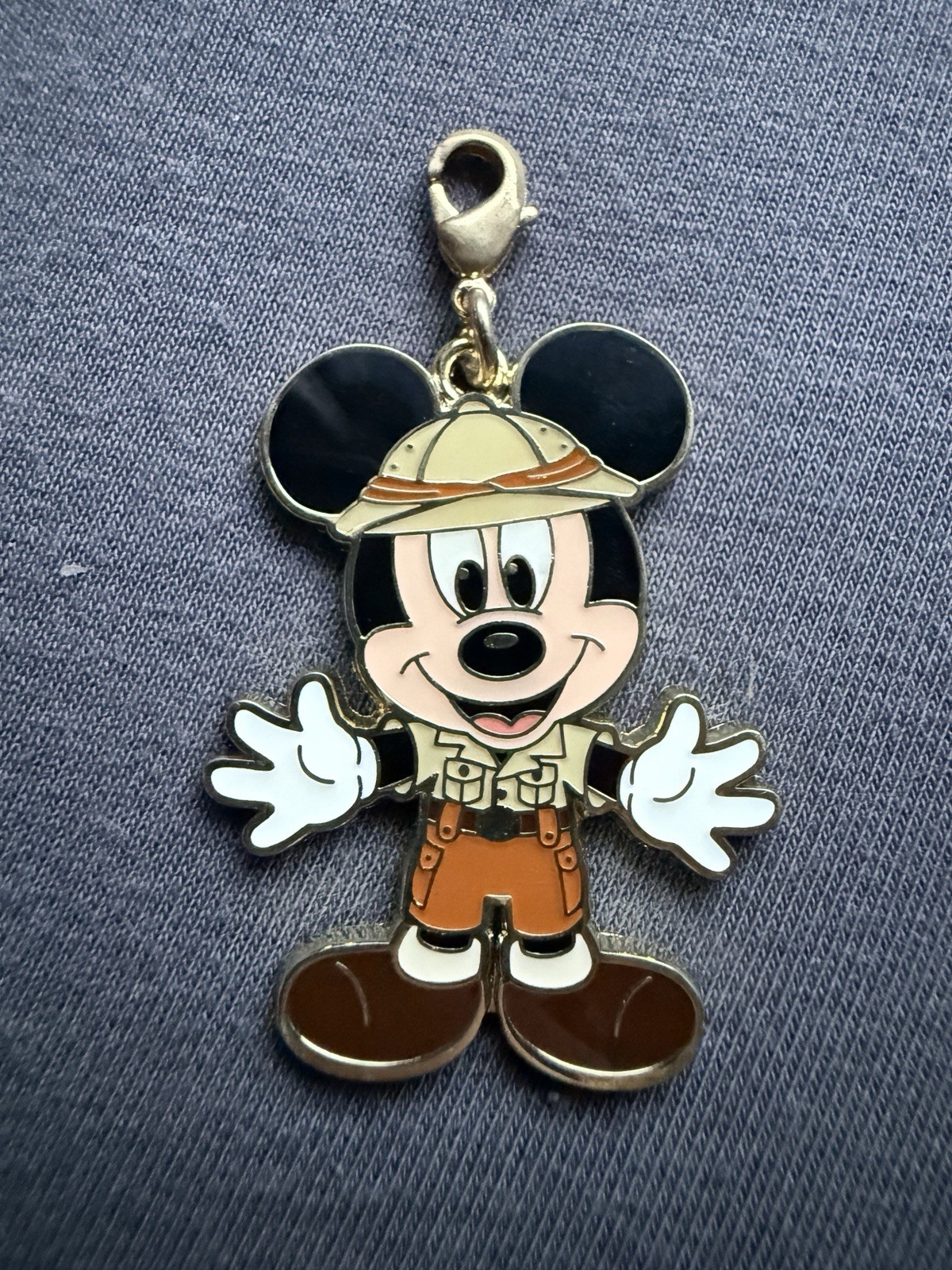 Mickey Mouse Safari Style Disney Trading Charm Japan Game Prize Collector\'s Item