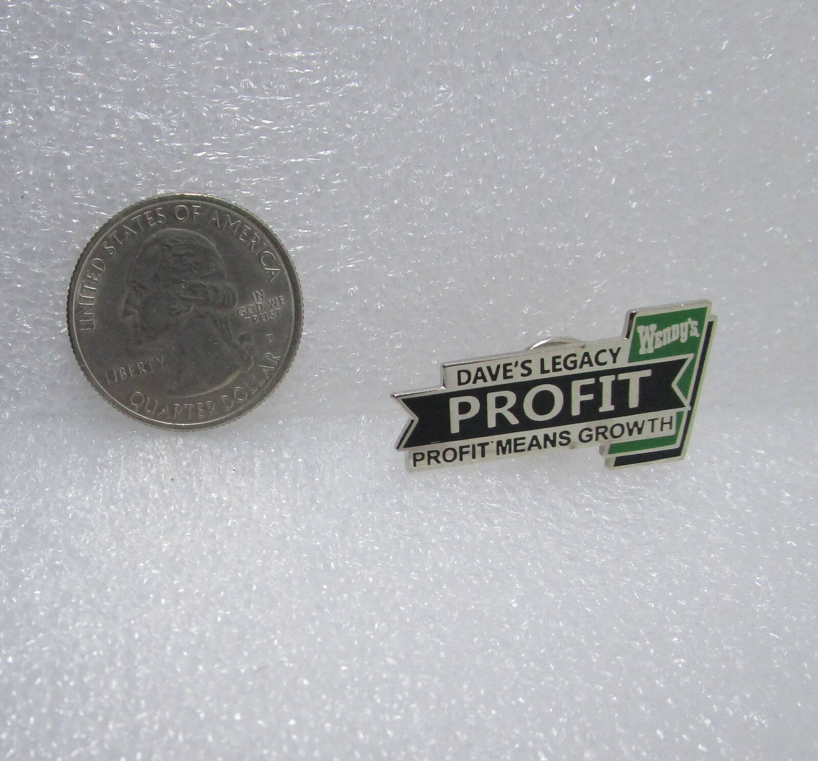 Wendy's Dave's Legacy Profit - Profit Means Growth Pin