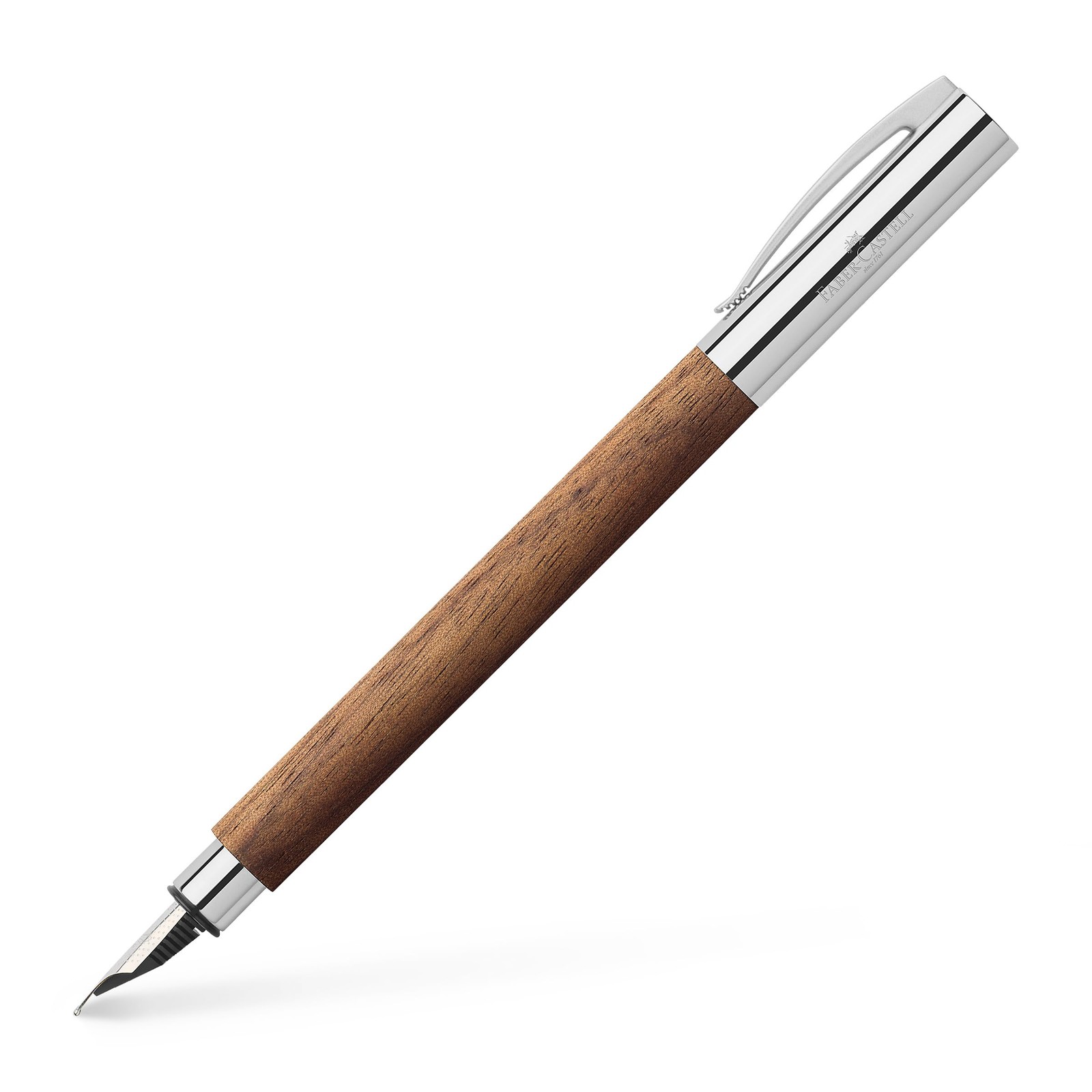 Faber-Castell Ambition Fountain Pen Walnut Wood Fine