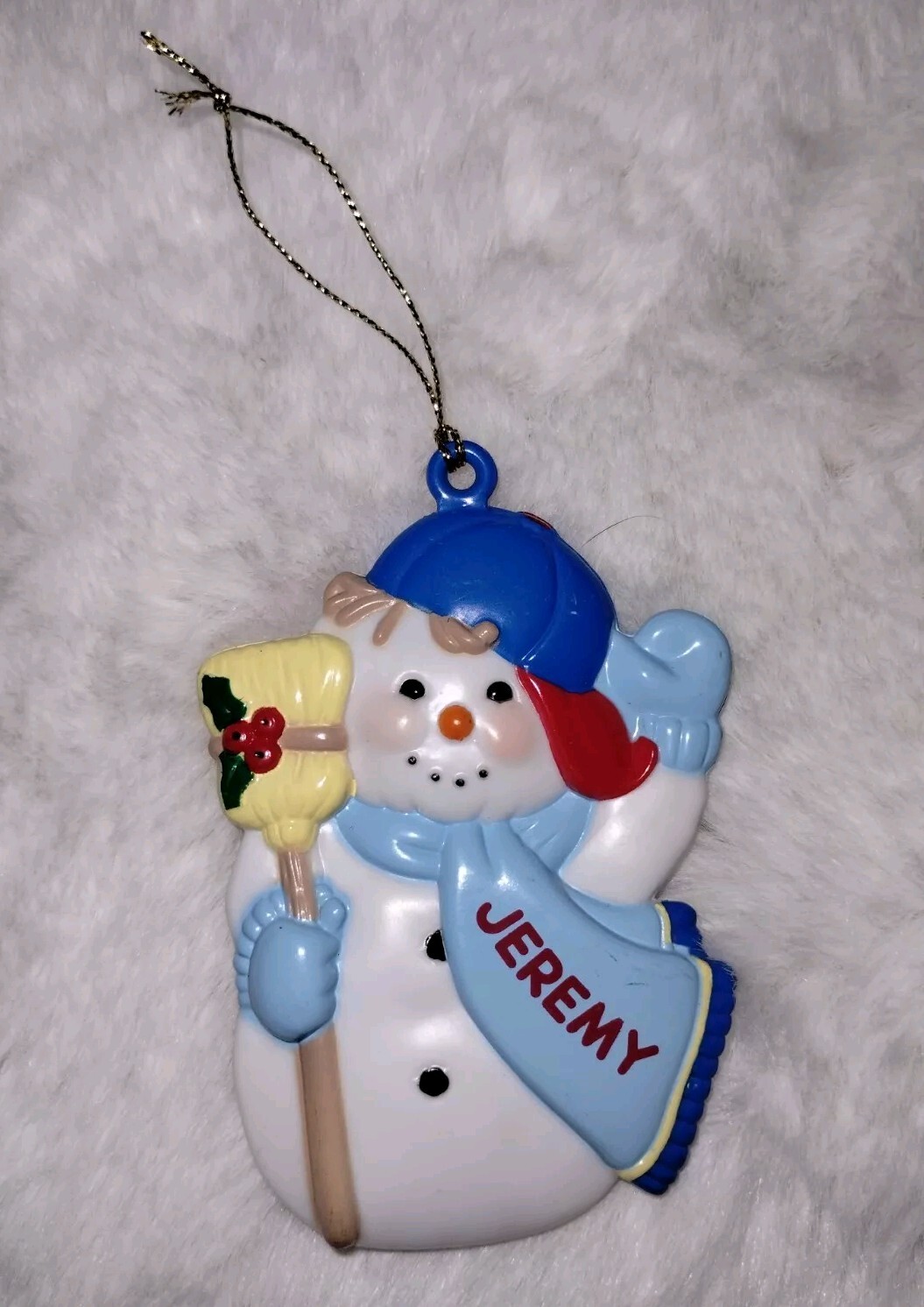 Vintage 2001 Christmas Ornament Personalized Name “JEREMY” Stravina, Inc