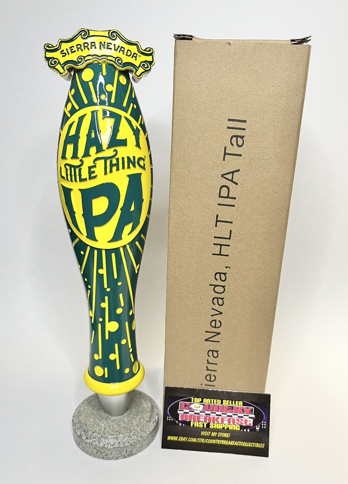 Sierra Nevada Hazy Little Thing IPA Beer Tap Handle 12” Tall - Brand New In Box
