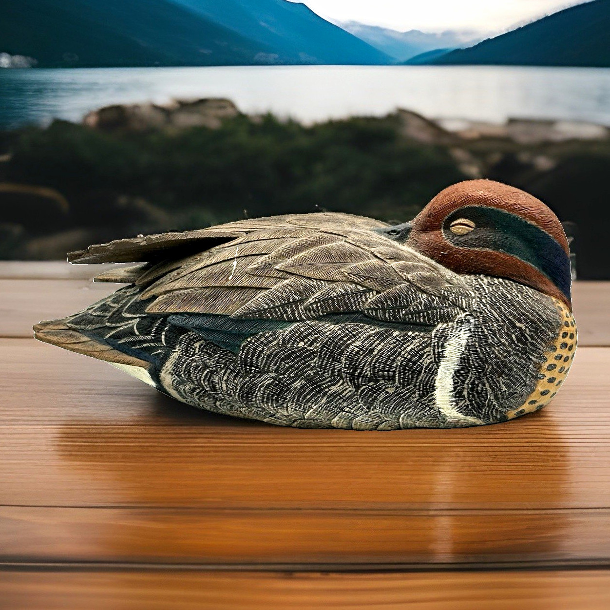 Wild Wings Sam Nottleman Relaxed Green-Winged Teal Decoy #383/2900 1996