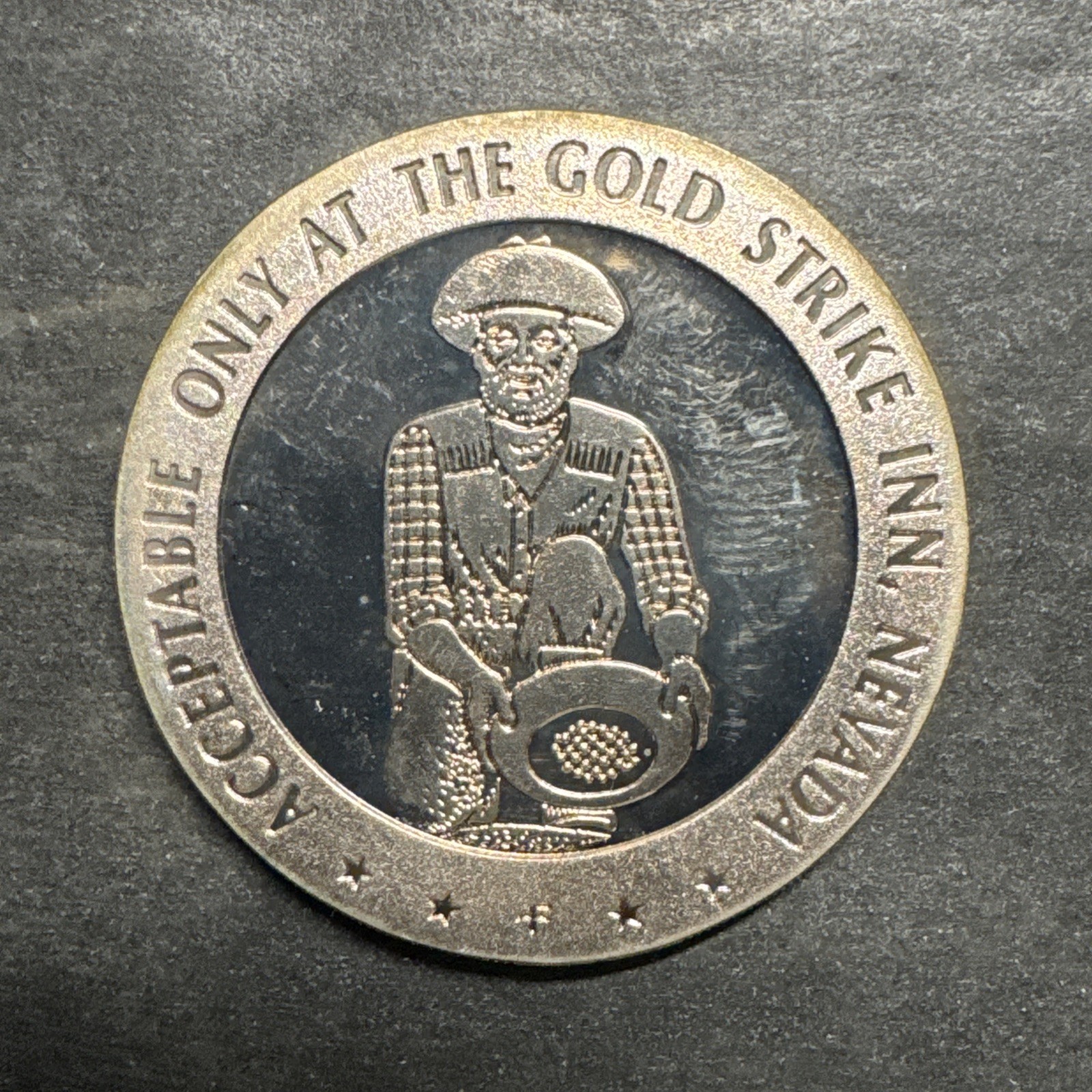 Casino Token Gold Strike Inn Proof $1 Token Boulder City NV 1967 Ultra Rare