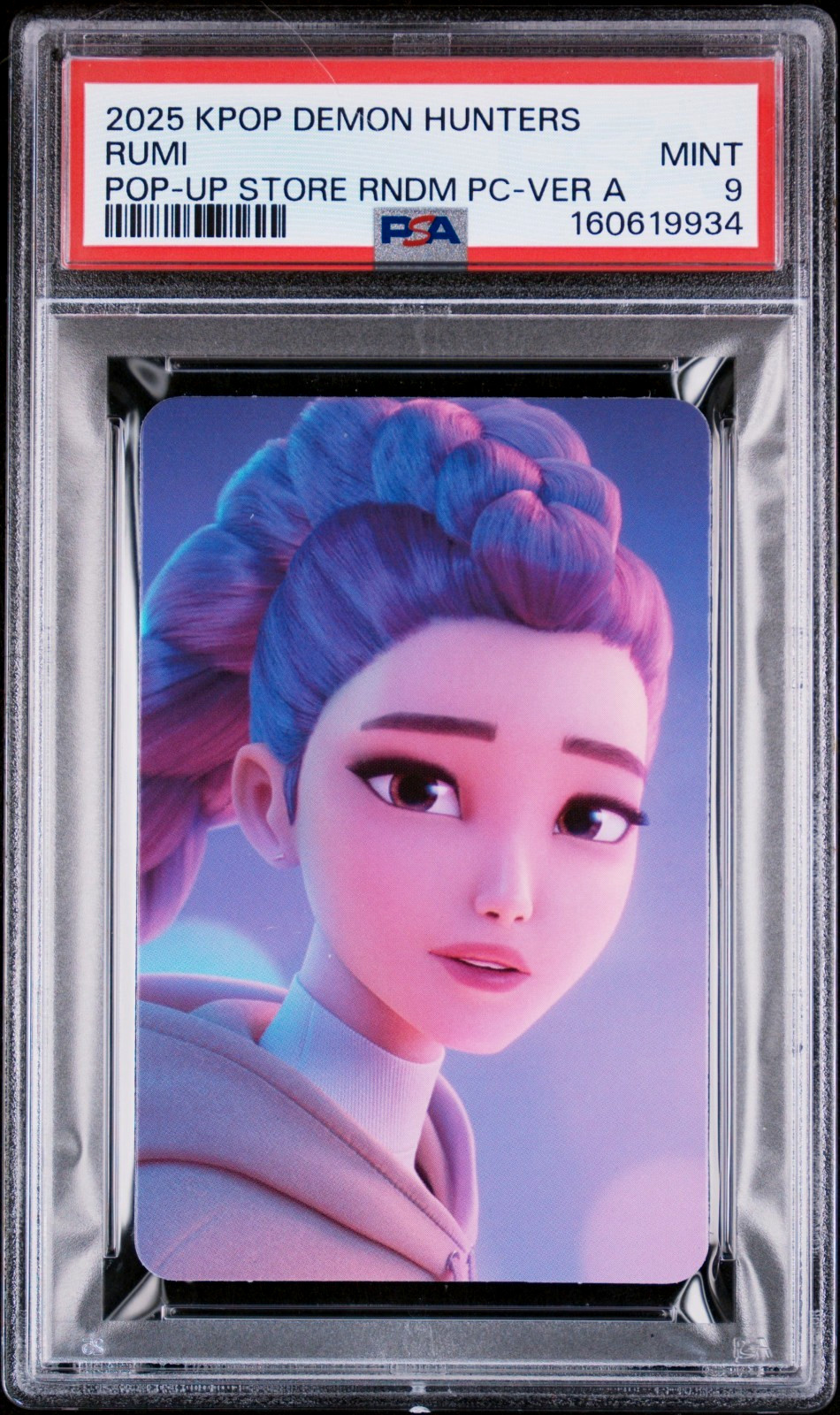 Rumi 2025 K-Pop Demon Hunters Seoul Pop-Up Store Version A PSA 9 Mint Pop 1