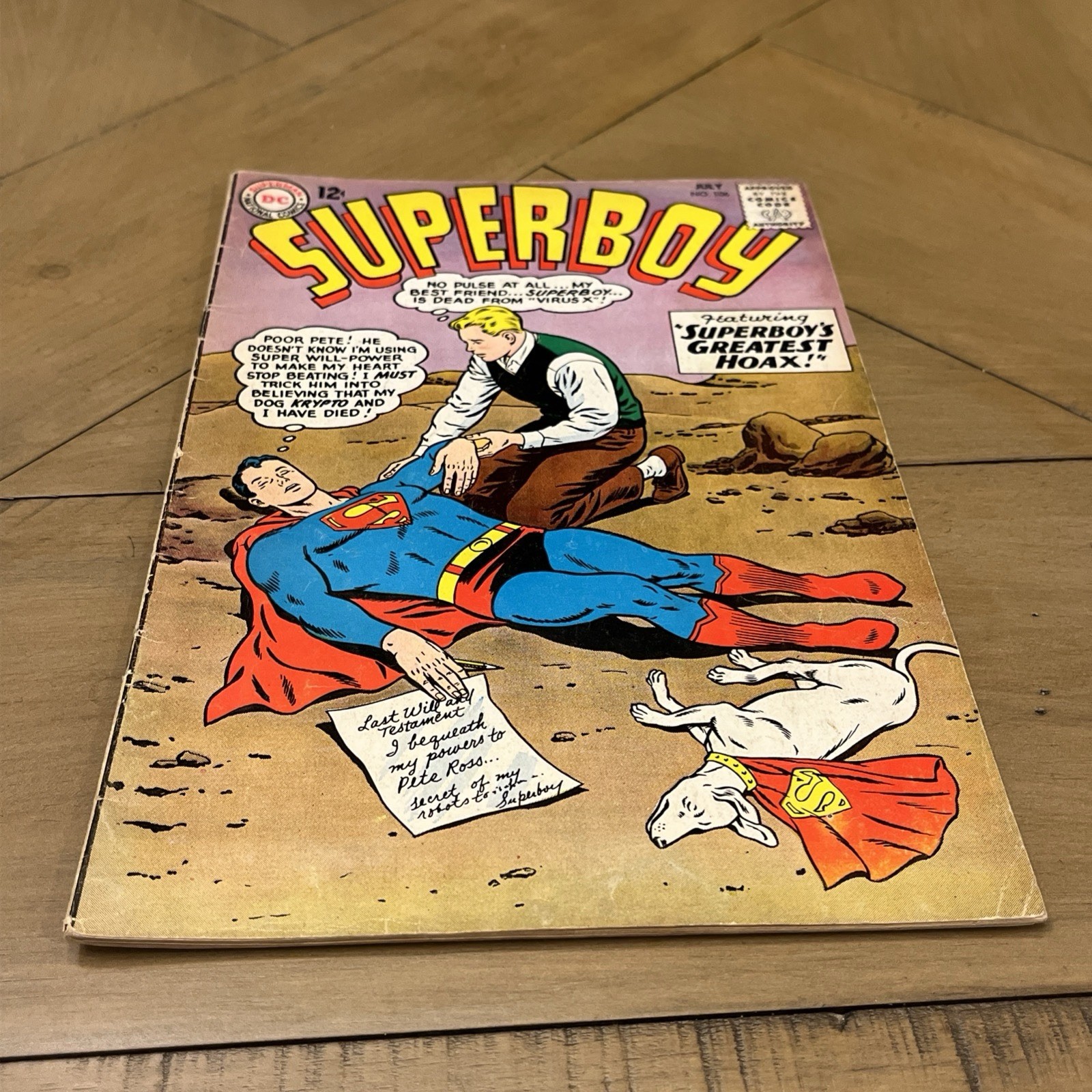 Superboy #106 VG 1963 Silver Age DC Comics Superboy’s Greatest Hoax
