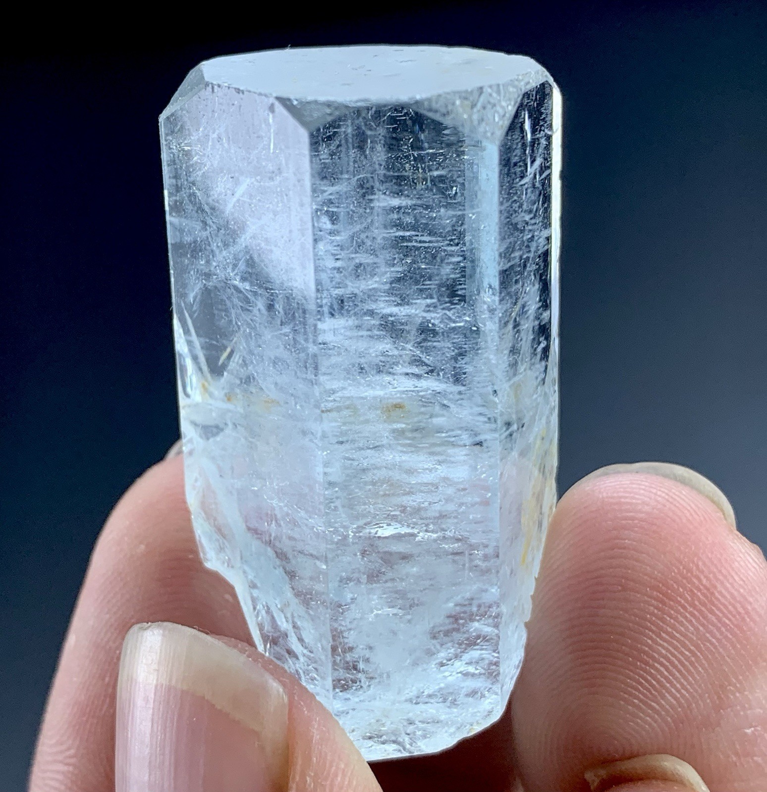 130 Cts Aquamarine Crystal Specimen From Skardu Pakistan.