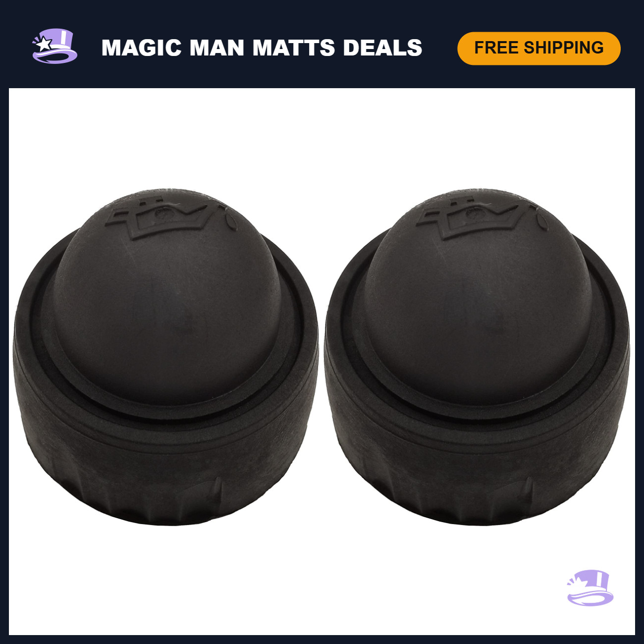2 Pack Replacement 300890001 Oil Tank Cap fits for Ryobi Chainsaw