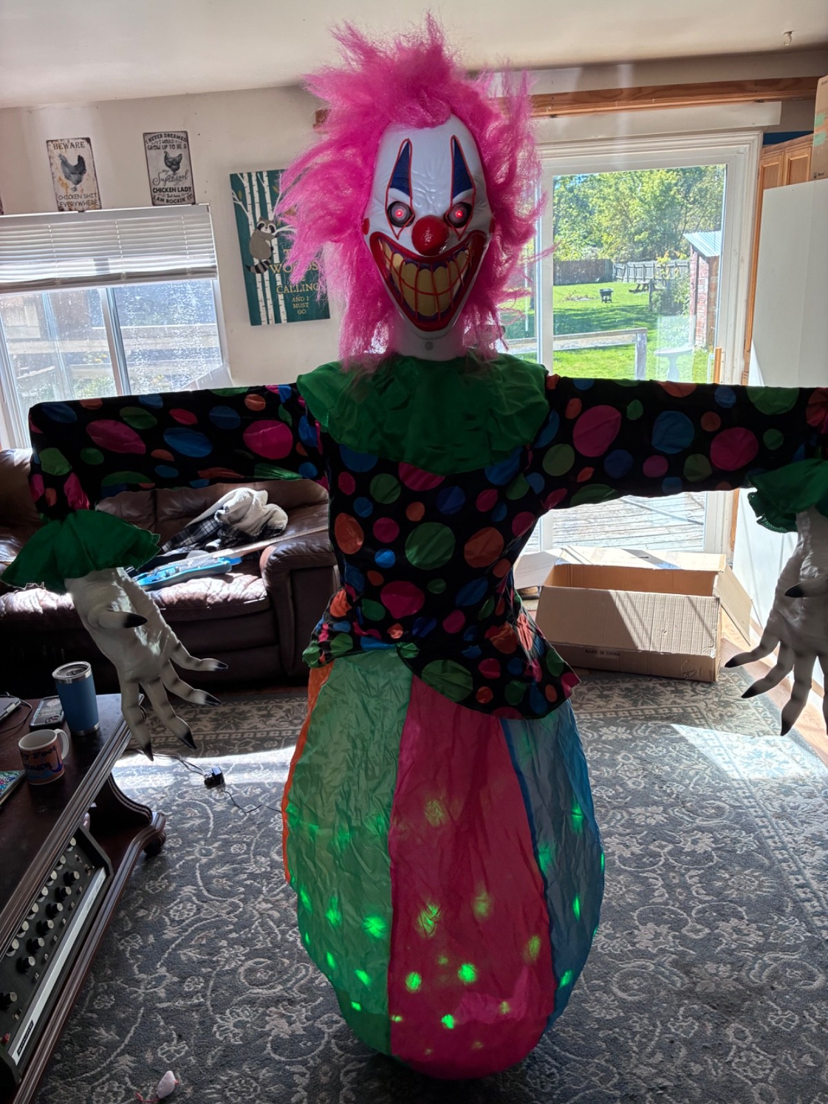 Spirit Halloween Mr Punchy Animatronic used 1 season; great condition