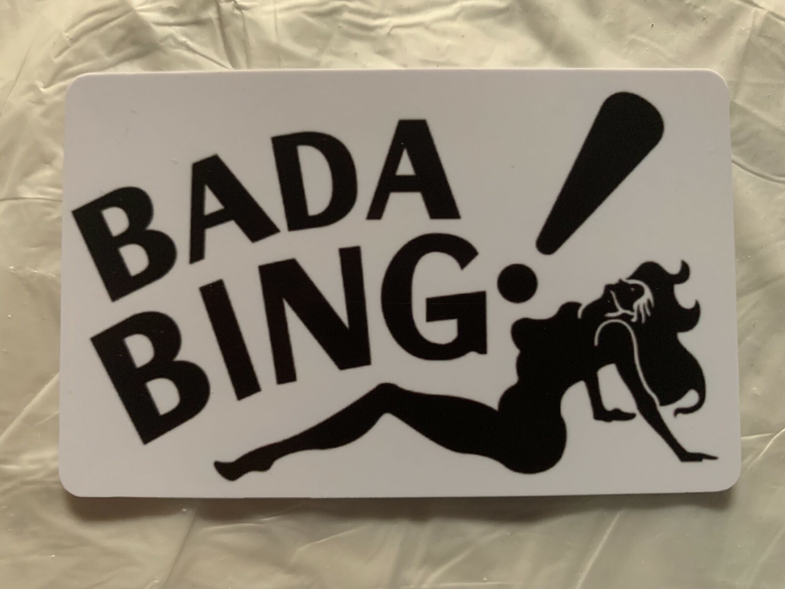 Bada Bing Magnet Strip Club Sopranos Tony Soprano Gandolfini Mafia Mob Mobster