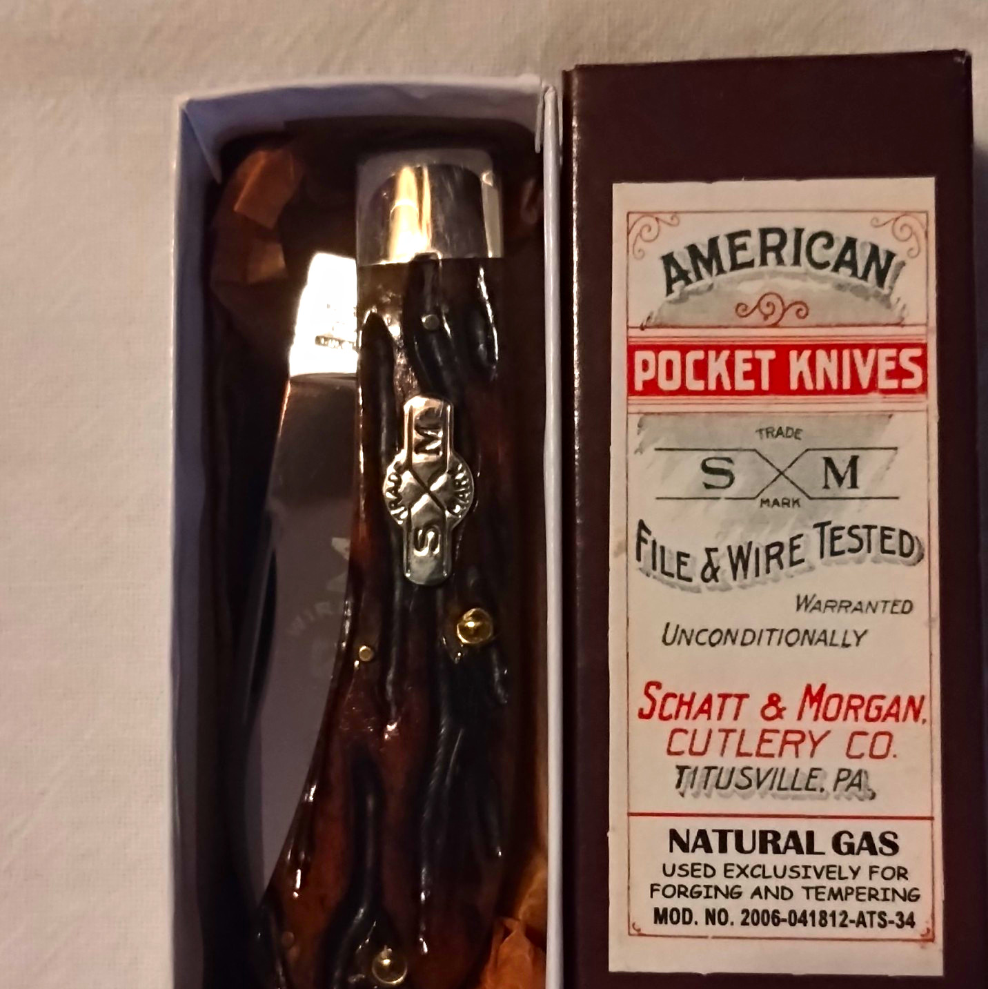 Schatt & Morgan F&W Wormgroove Bone   \