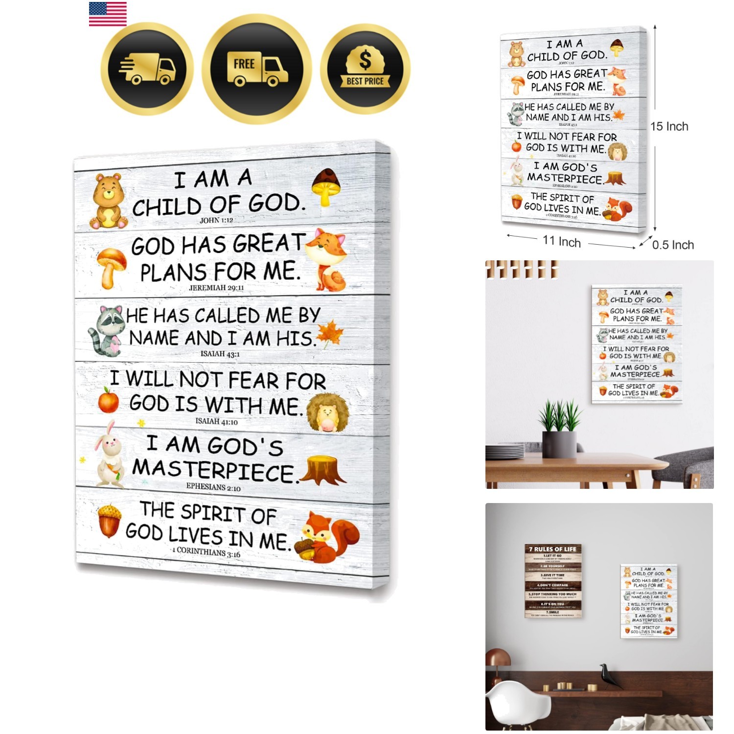 I Am A Child of God Wall Art,Christian Nursery Playroom Wall Decor I Am A Child of God Wall Art,Christian Nursery Playroom Wall Decor
