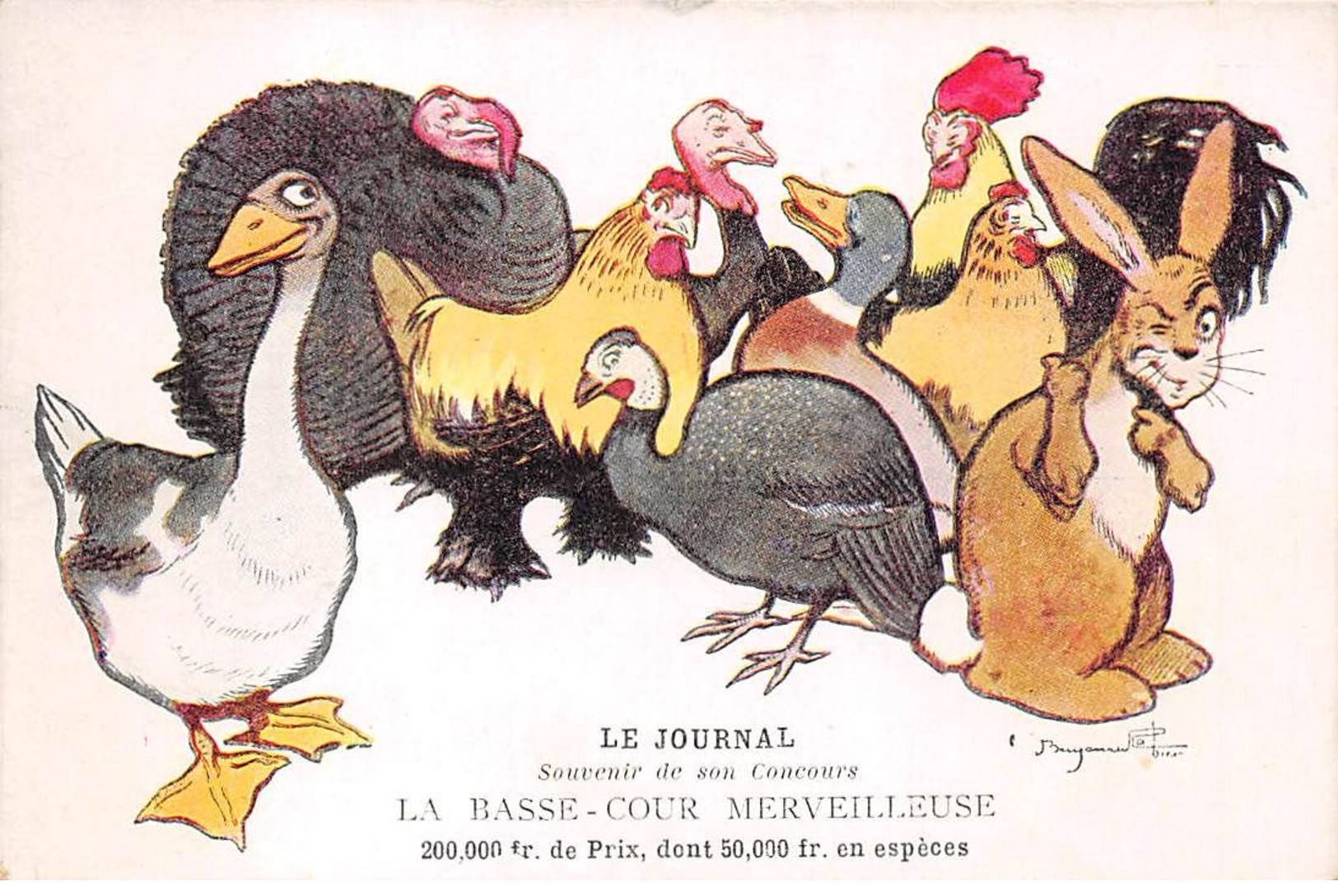 Illustrators - No. 81758 - B. Rabier - The Journal - Souvenir From His Contest -