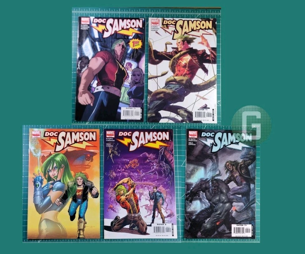 Doc Samson #1-5 (2006) Complete Set 1 2 3 4 5 Marvel Comics Polaris Hulk FN/VF