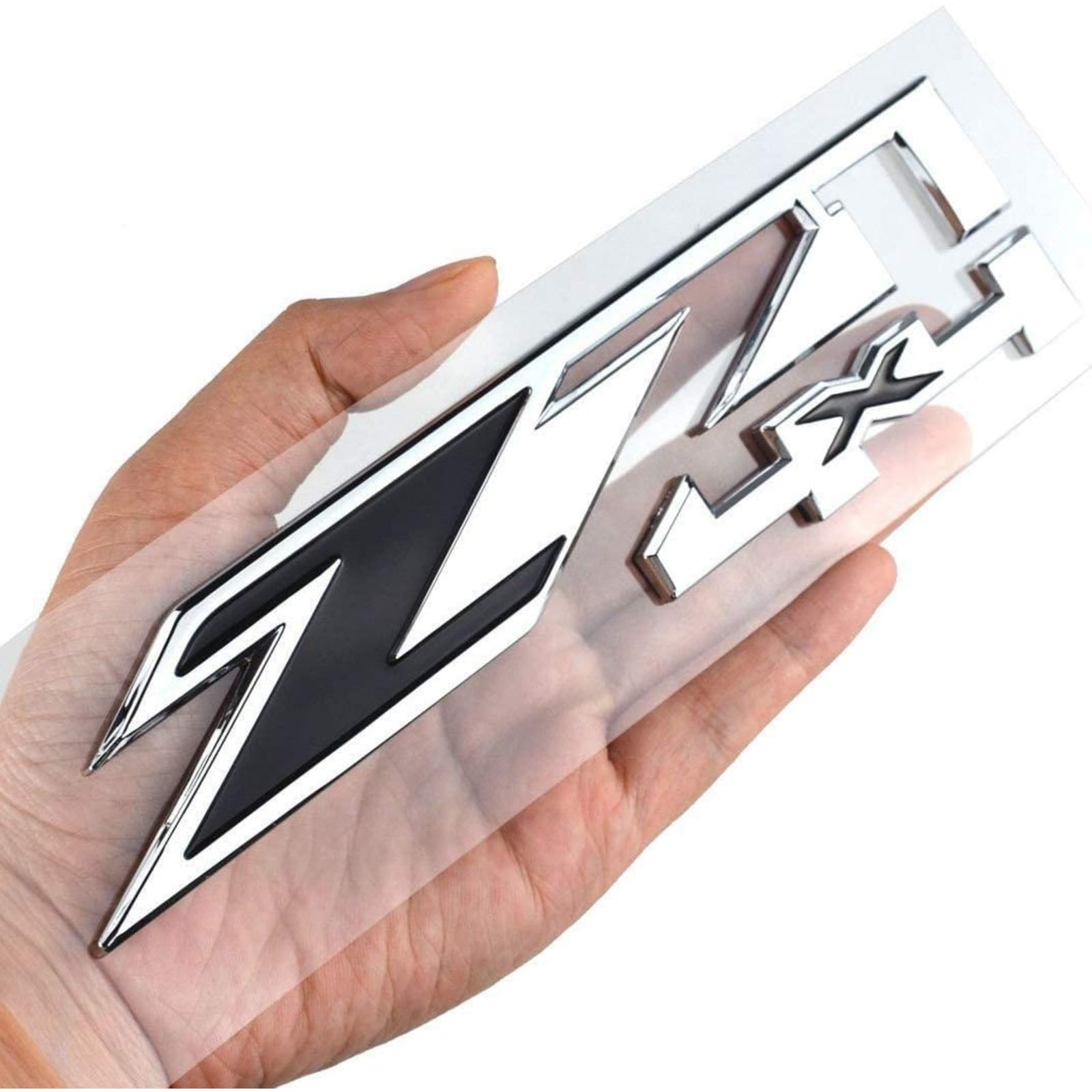 2 Pack Z71 4x4 Emblems for GMC Chevy Silverado Sierra Tahoe Suburban Chrome