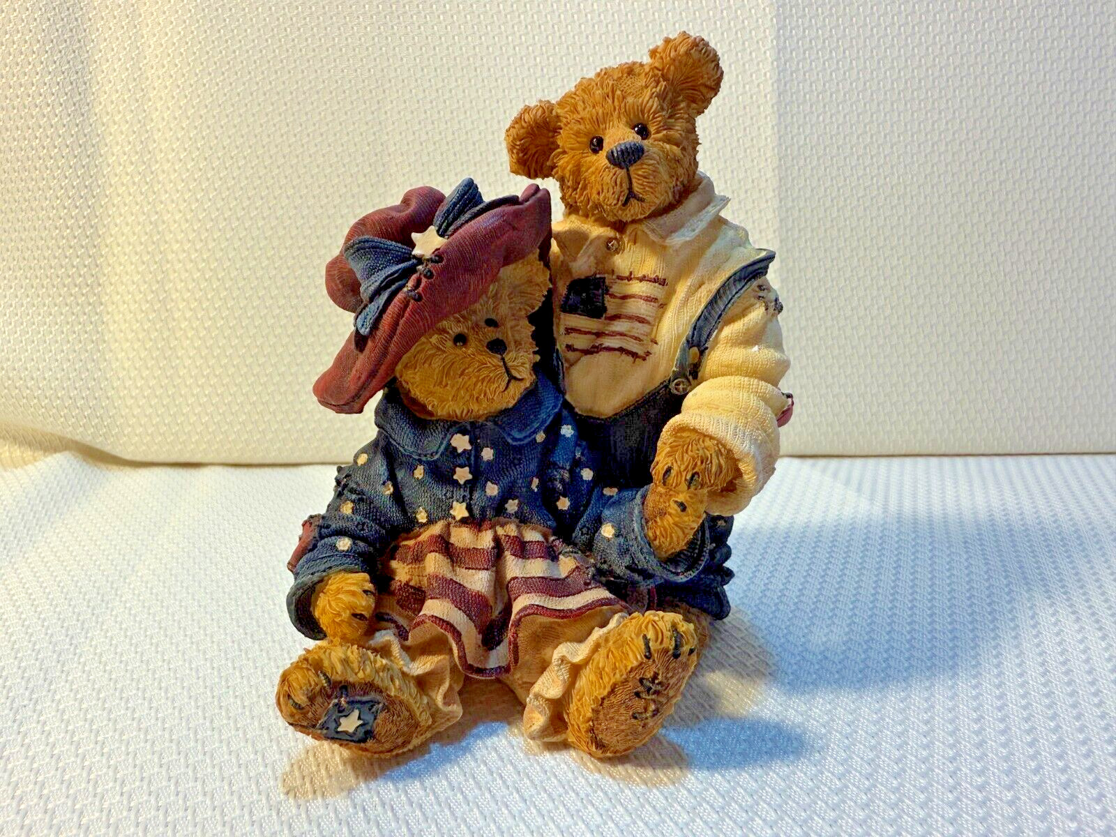 Boyds Bear Libby and Sam Glory Days Patriotic USA Figurine 228531
