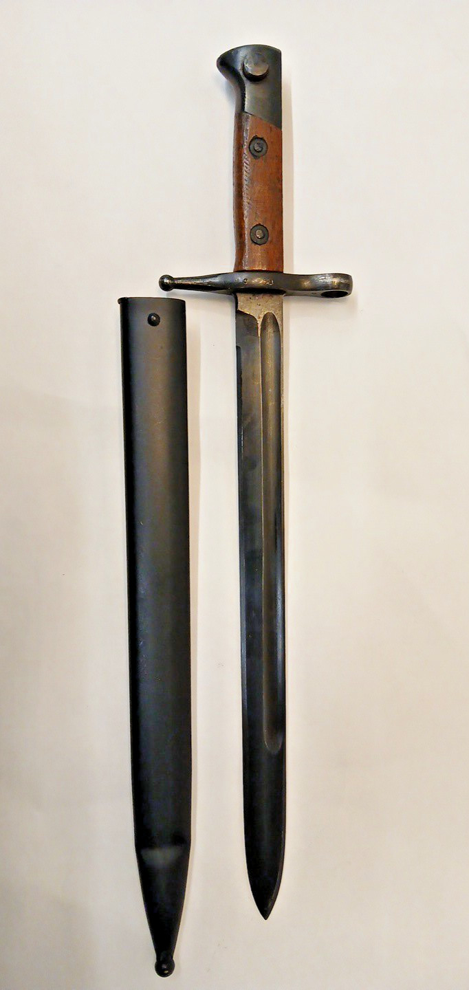 Original WW2 Italian M1891 Carcano Rifle Bayonet Coltellerie Riunite CR Stamped