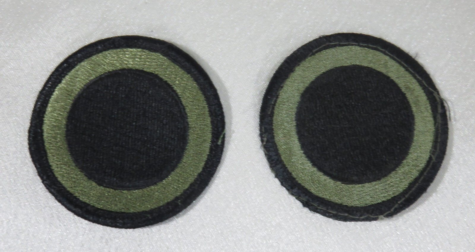 United States Army 1st Corps or USA AAFES Military patch set of 2 Olive on Black