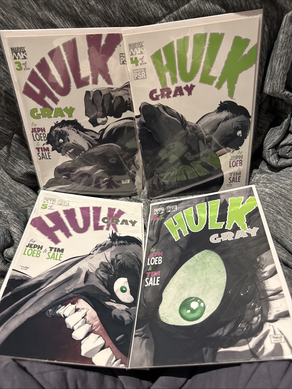 COMPLETE Hulk Gray 3 4 5 6 (2003 Marvel) Tim Sale