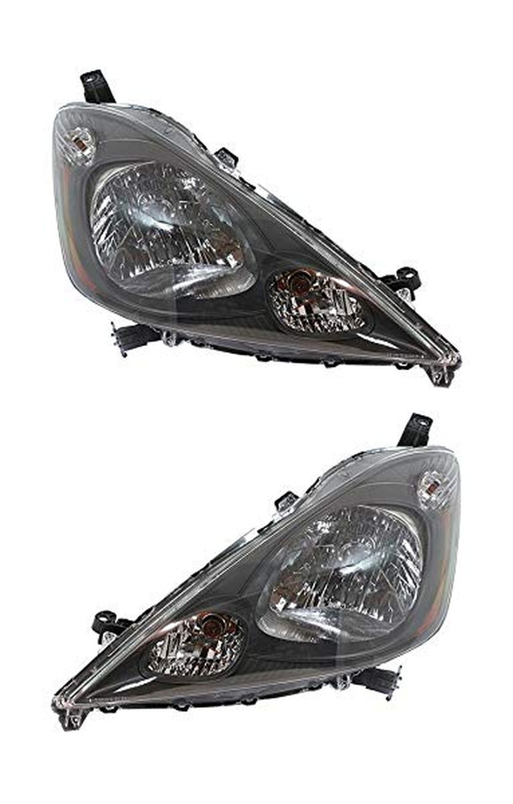 Garage-Pro Headlights Assembly Driver Passenger Side for Honda Fit 2009-2014 ...