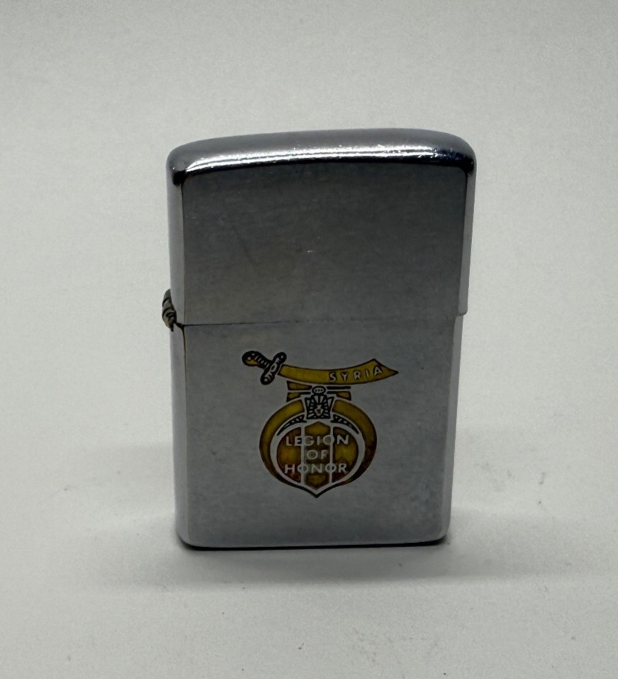 VINTAGE 1973 ZIPPO 5 BARREL 2-SIDED - PITTSBURGH SHRINERS - LEGION OF HONOR