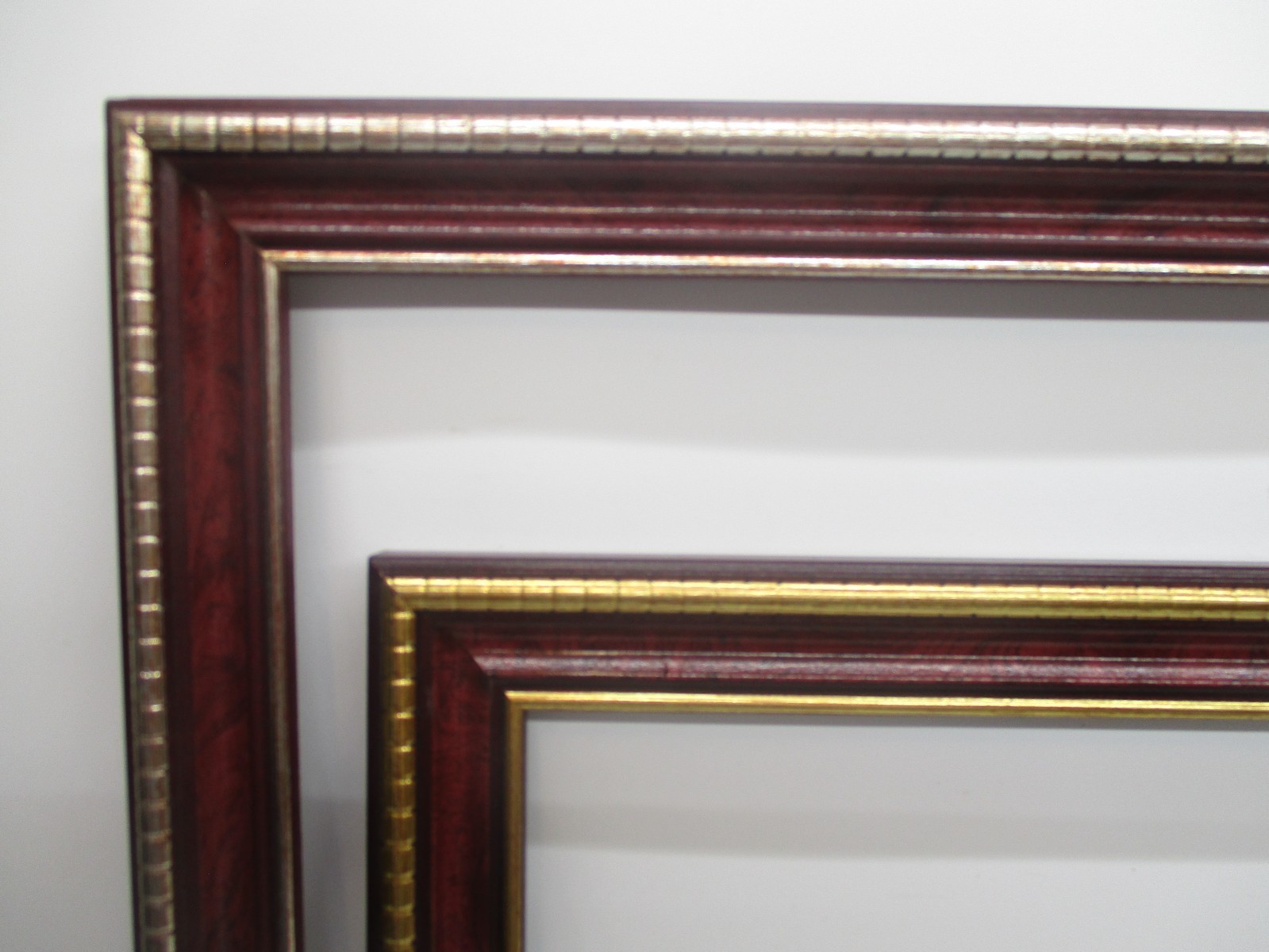 Lot Of 2 Vintage Large Wood Pic/Art Frames Fits ( 16\