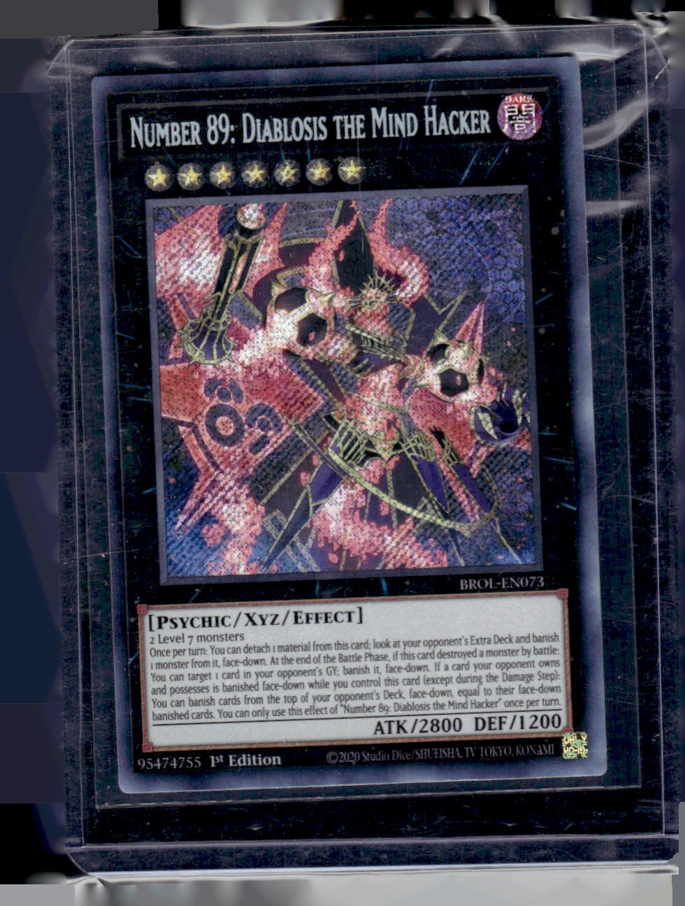 Number 89: Diablosis the Mind Hacker BROL-EN073  1st Edition Holo