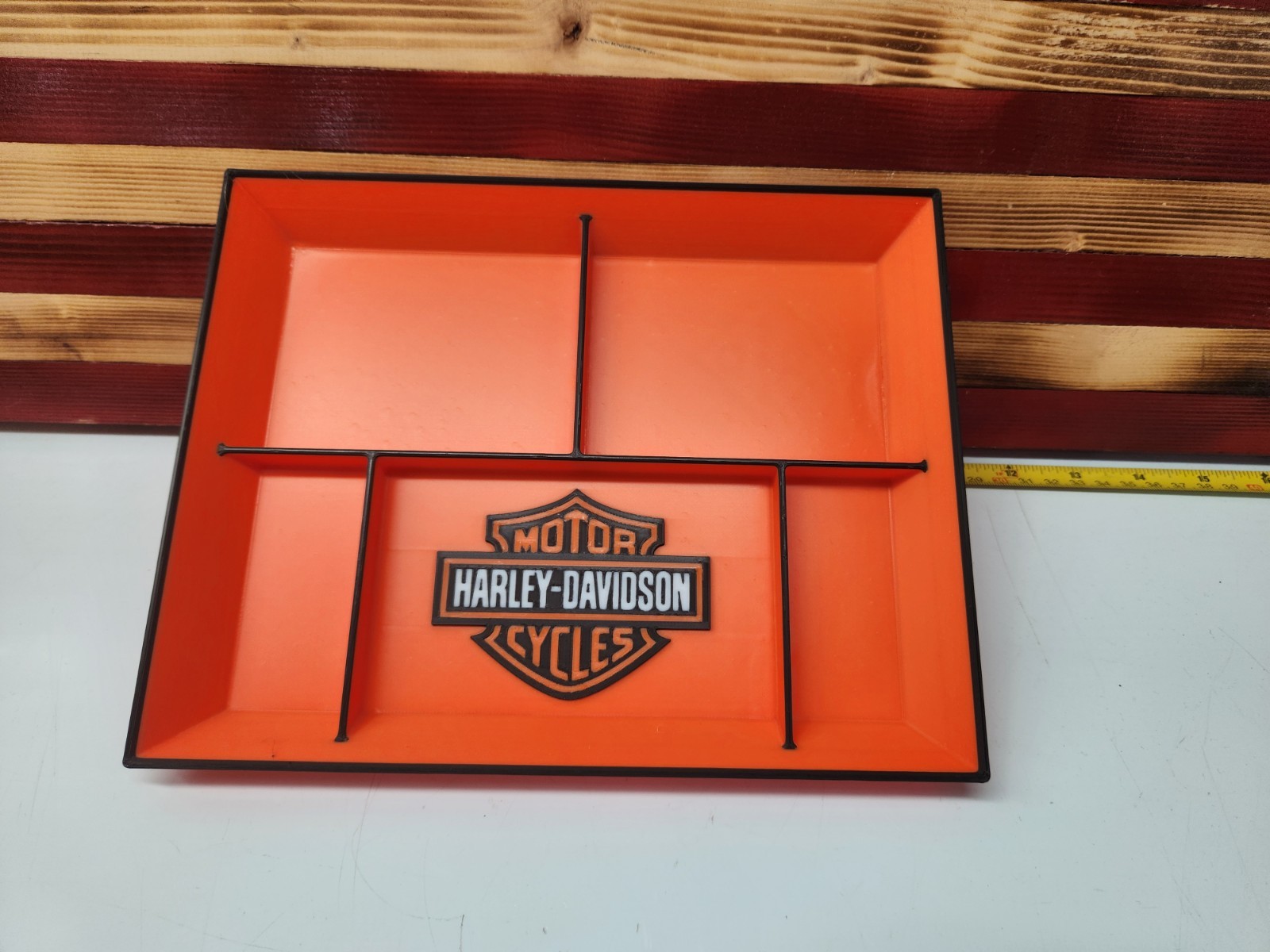 Harley Davidson Inspired Pocket Dump Tray Bar & Shield
