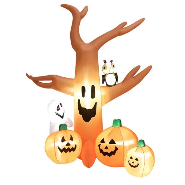 8-foot Halloween Inflatable Pumpkin Polyester 8-foot Halloween Inflatable Pumpkin Polyester