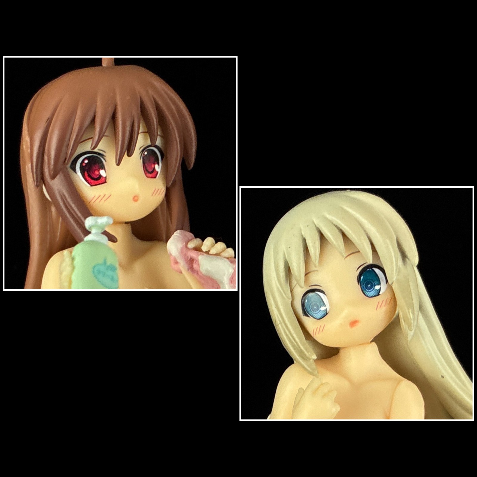 Toy\'s Works Little Busters Rin & Noumi Bath Together Dengeki G\'s Figure Lot