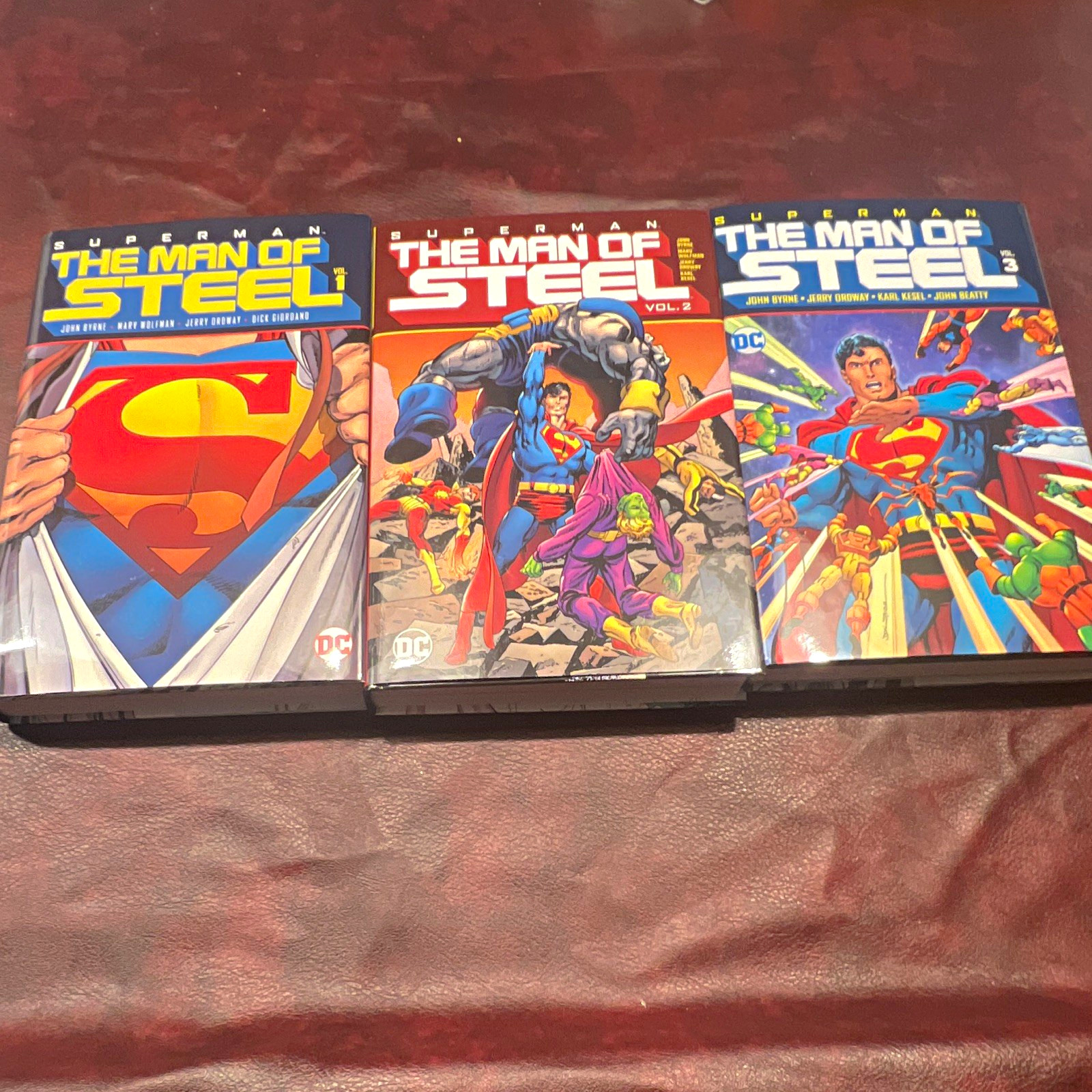 Superman: The Man of Steel Vol. 1-3 Hardcover Graphic Novel Set DC