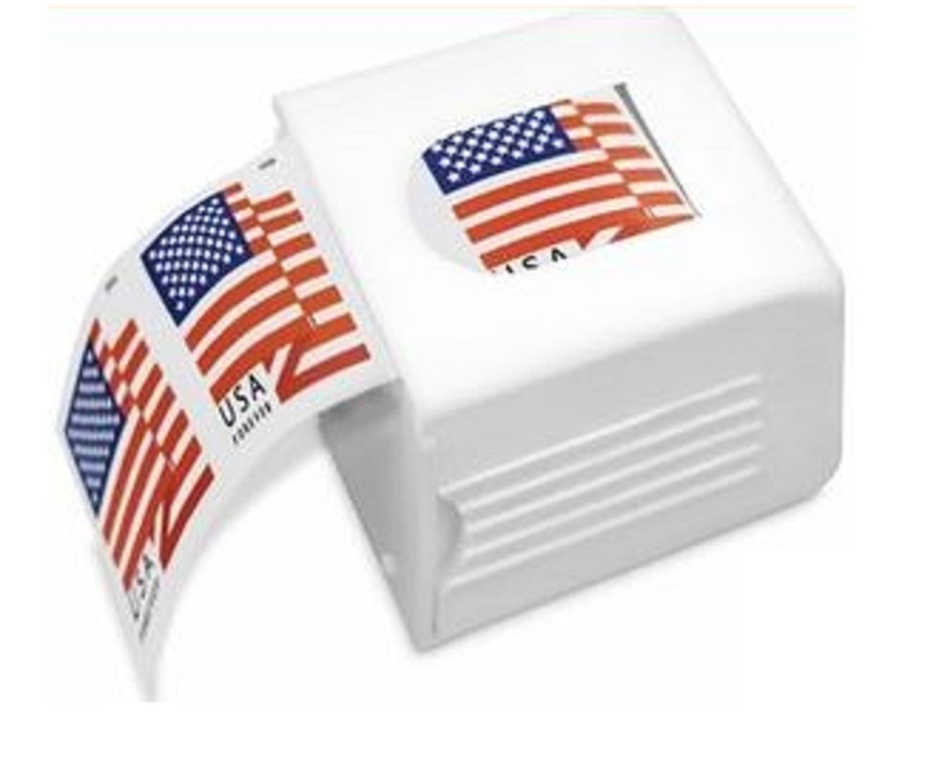 3PCS Postage Stamp Dispenser 100 Stamps Random colors (white, blue, purple)
