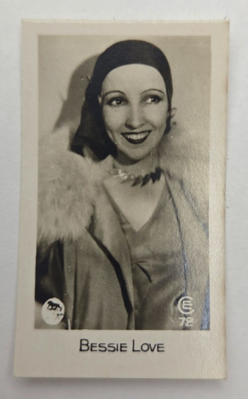 1932 Bridgewater Film Stars Series 1 #72 Bessie Love (B)