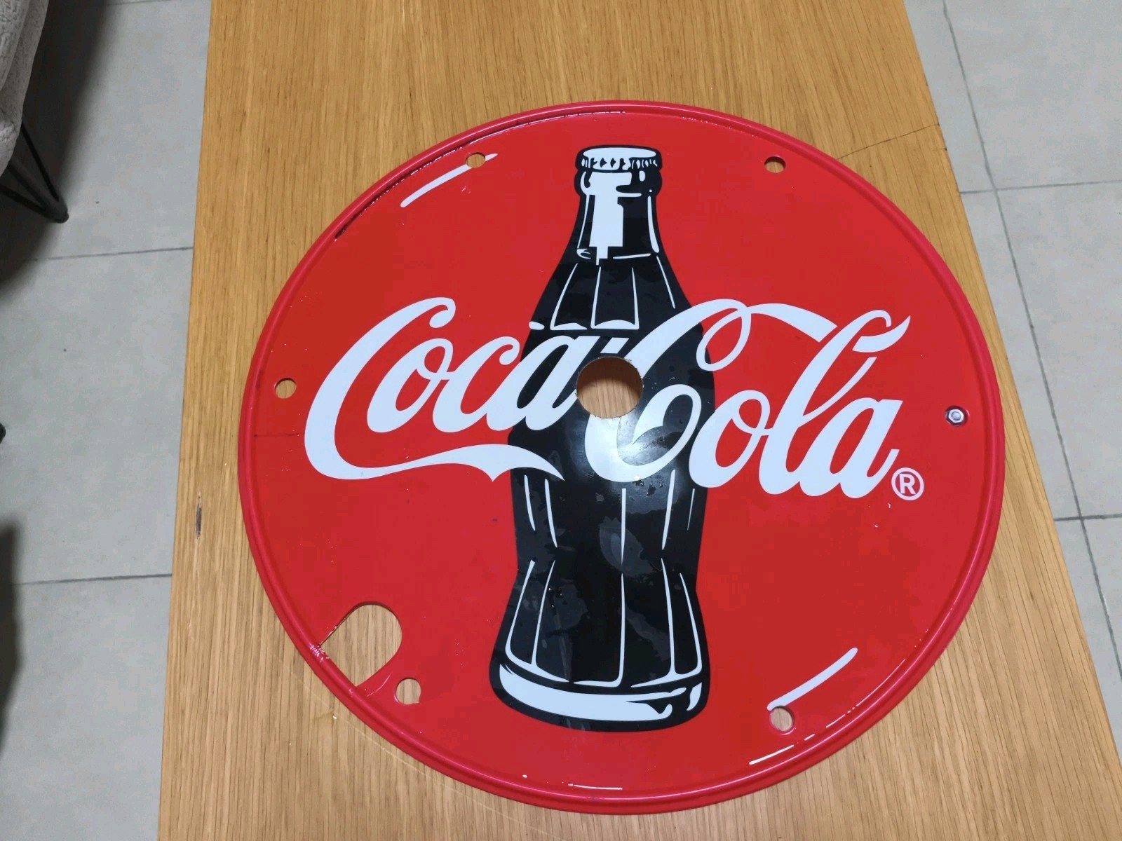 Vintage 80’s COCA-COLA Bicycle Hubcap Wheel Cover Raleigh Limited Edition🔥🔥🔥