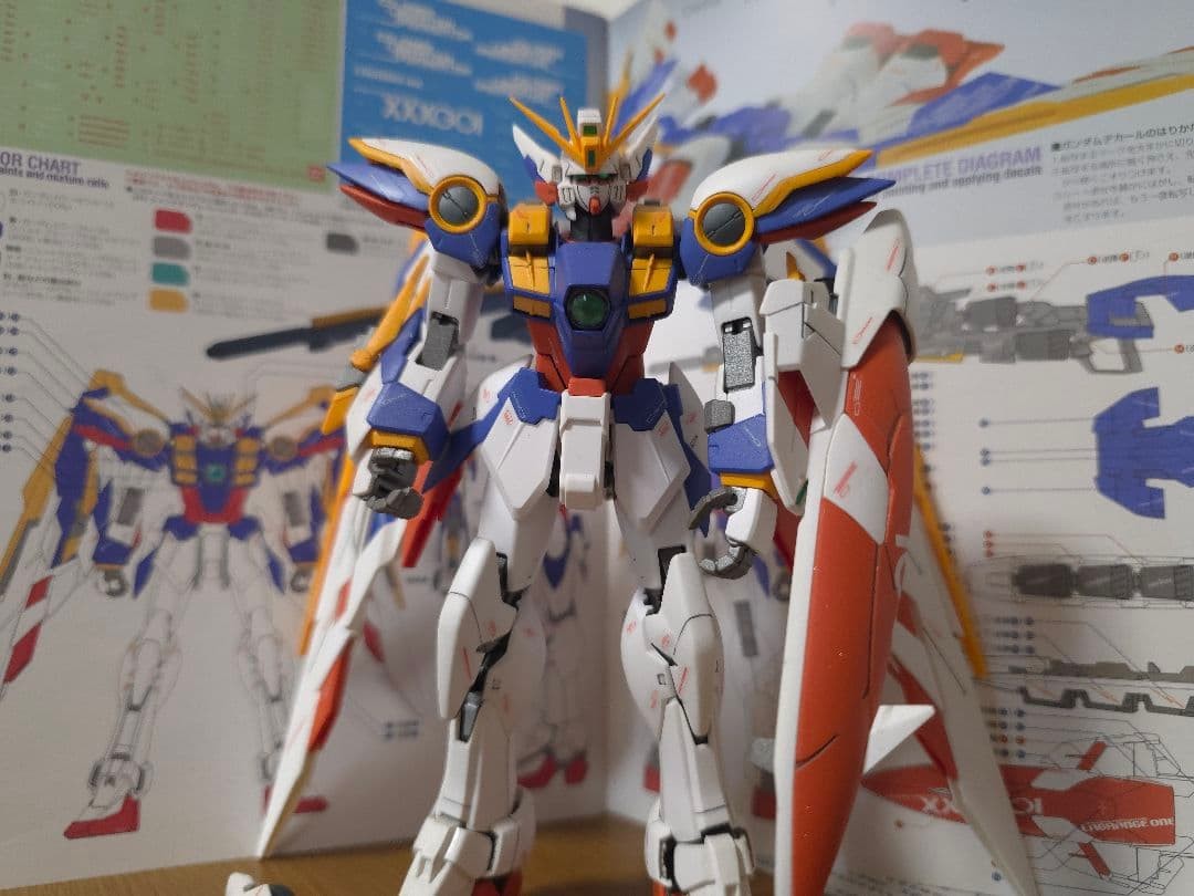 Bandai Wing Gundam Ver Ka Painted Built Model Collectible15+