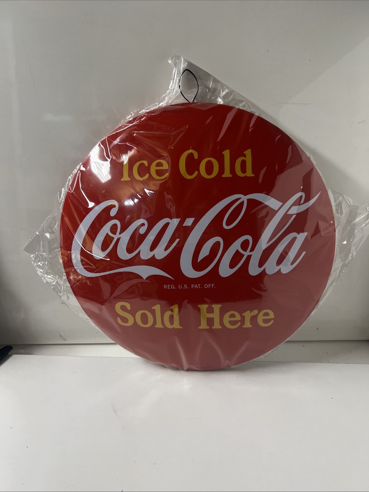 Sleek new Dome ice cold Coca-Cola sold here Metal sign Man Cave, Office,Garage￼￼