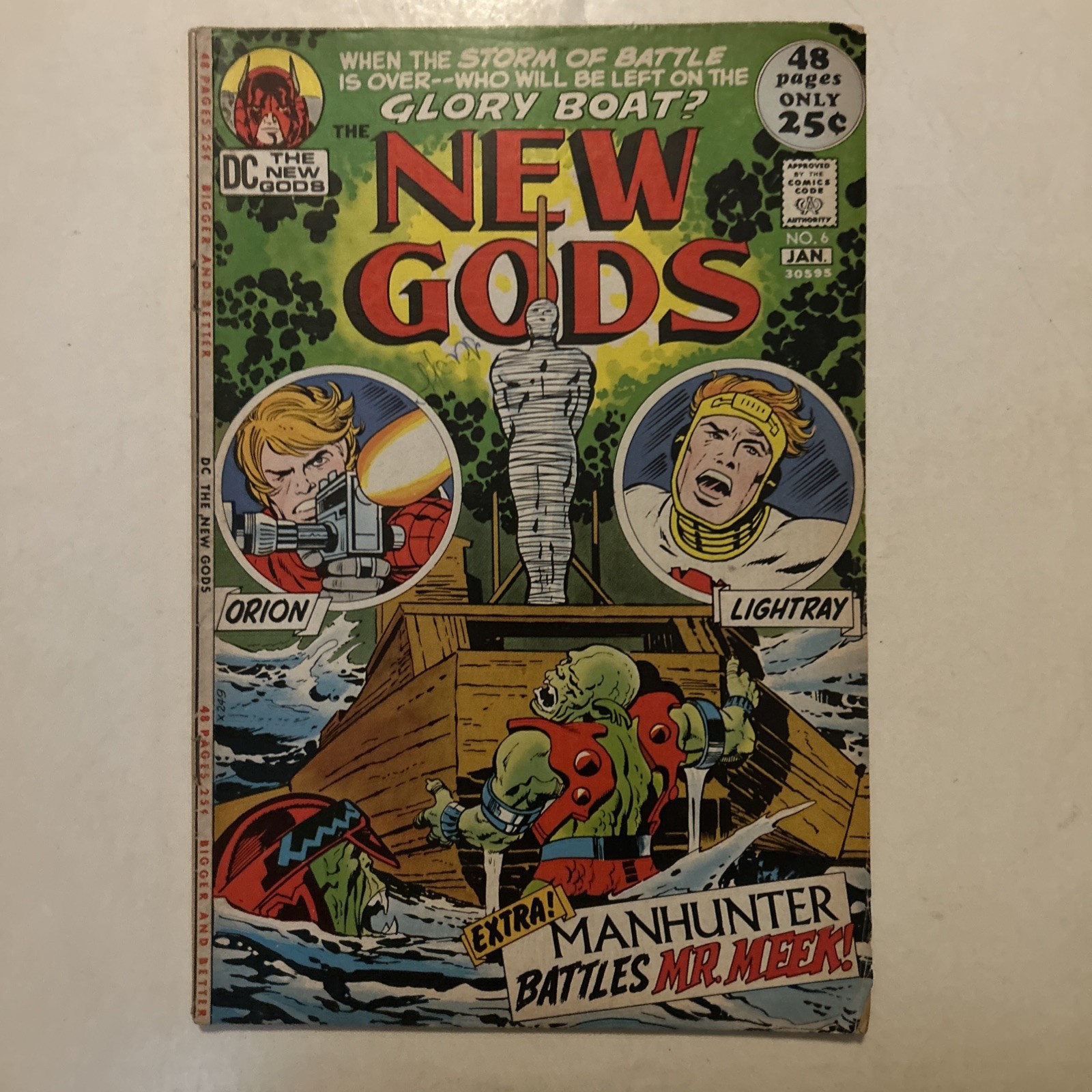The New Gods #6 (DC Comics December 1971-January 1972) FN+ Condition