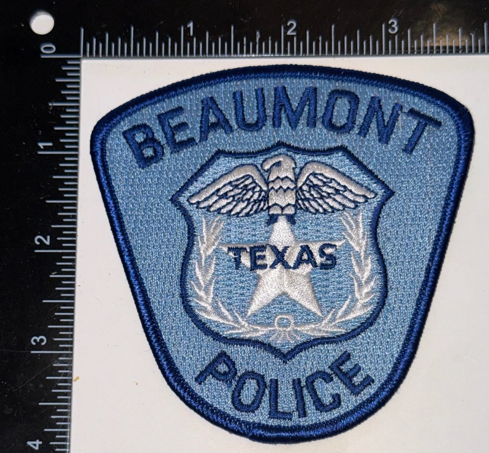Beaumont Texas TX Police Patch