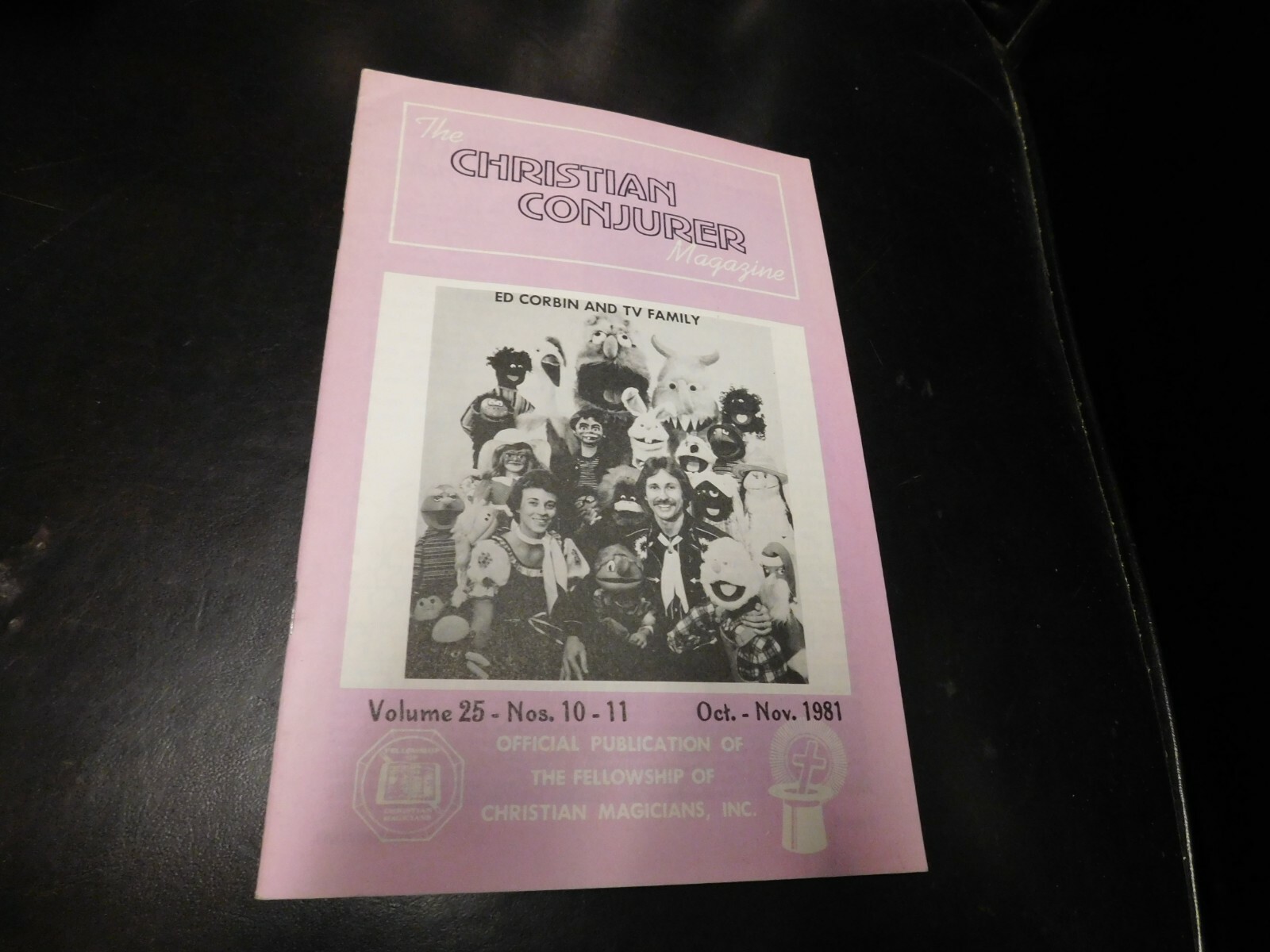 The Christian Conjurer Magic Magazine Oct Nov 1981 Ed Corbin And TV Family