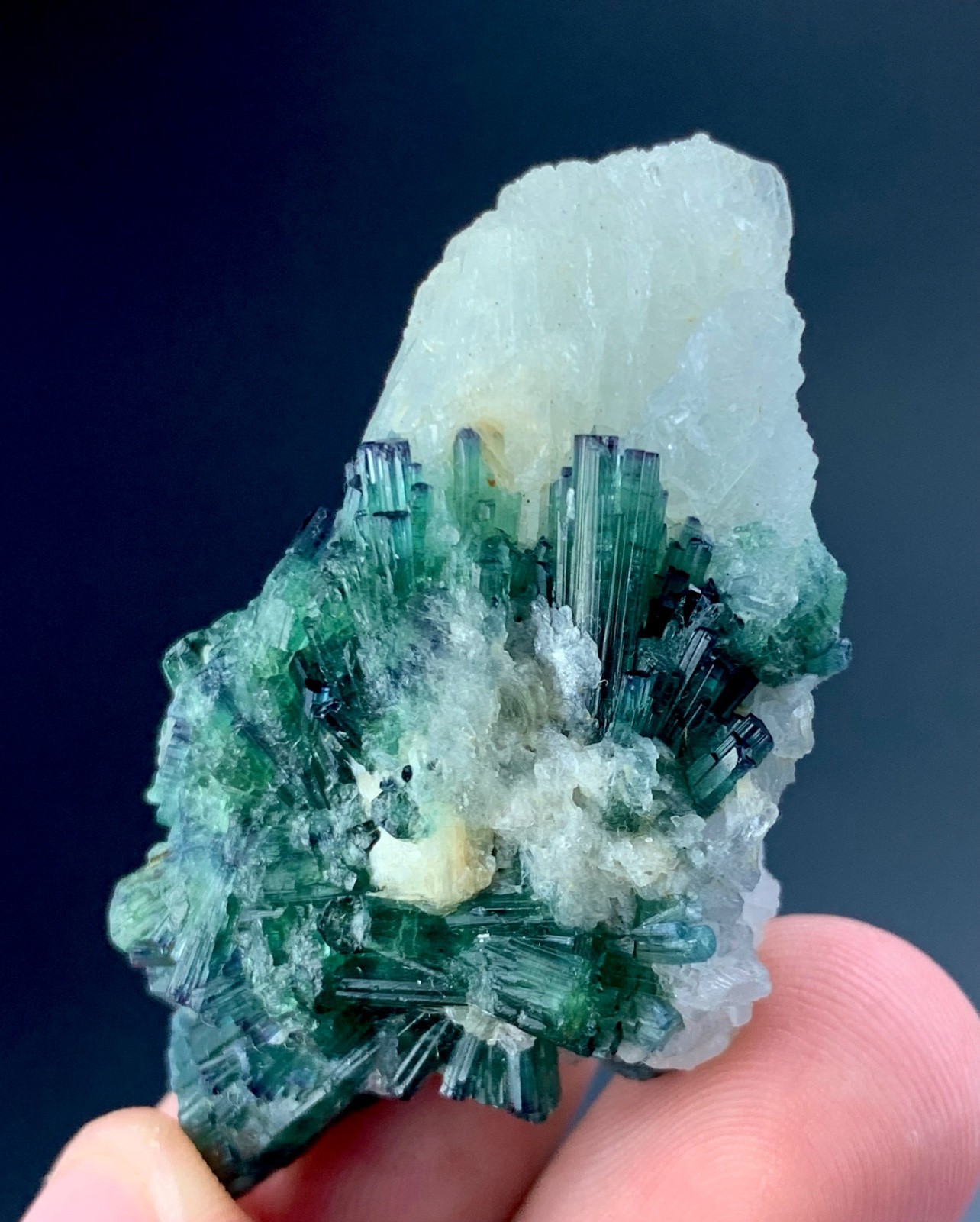130 Cts Beautiful Tourmaline Crystal Bunch Specimen From Afghanistan