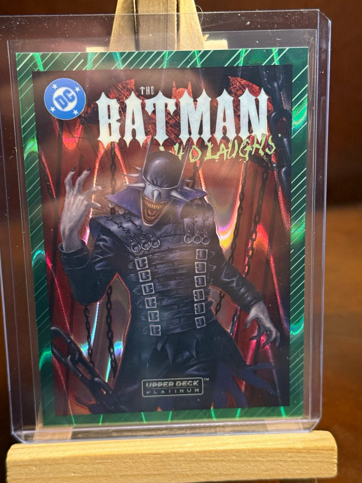 Upper Deck Platinum DC Batman Who Laughs VC4 Cover Variant Green Wave /50