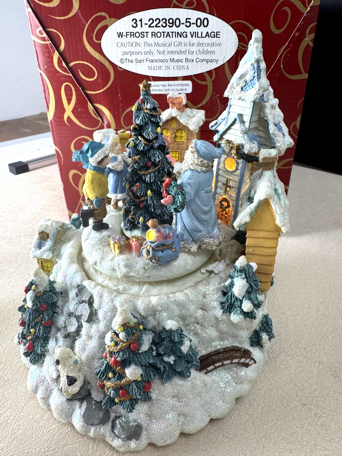 San Francisco Music Box Christmas Winter Wonderland Holiday Village SEE VIDEO