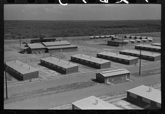 Photo:Sinton Texas 1930s Migratory Labor Camp Aerial View